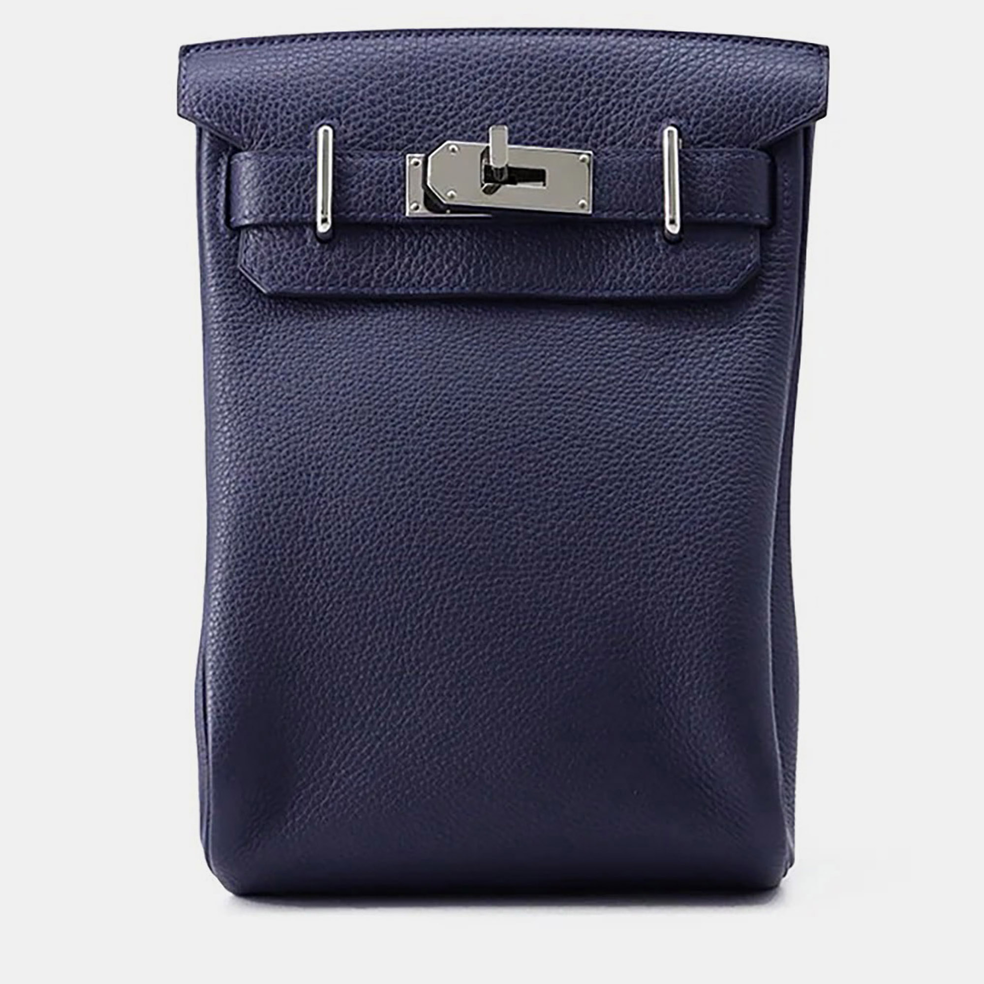 

Hermes Kelly Akkad Blue Nuit Togo Leather Size Pm Messenger