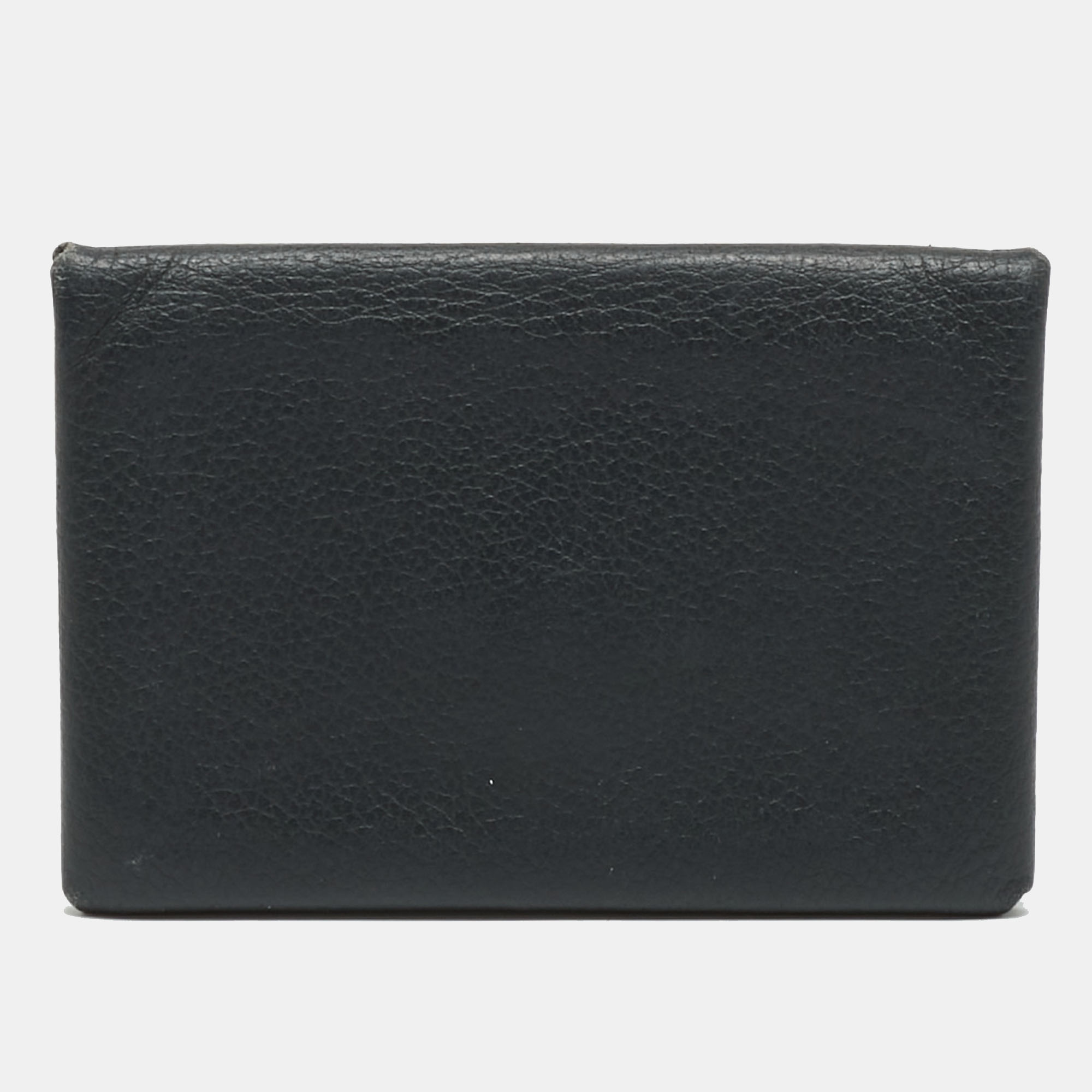 

Hermes Calvi Ardoise Swift Leather Card Case, Grey