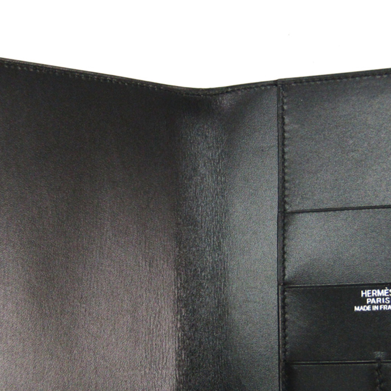 

Hermes Black Leather Case