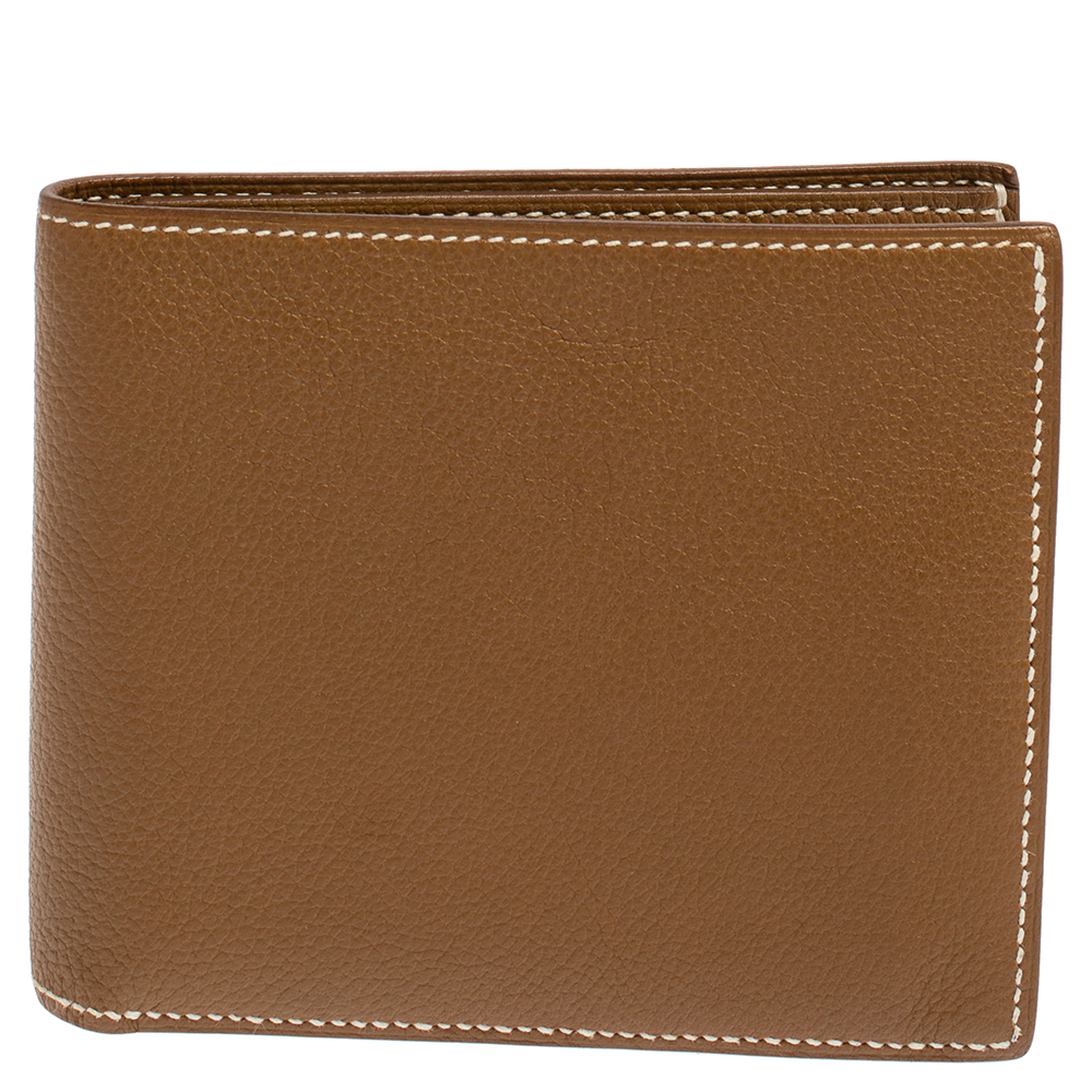 Hermes Kraft Evercolor Leather MC² Copernic Wallet