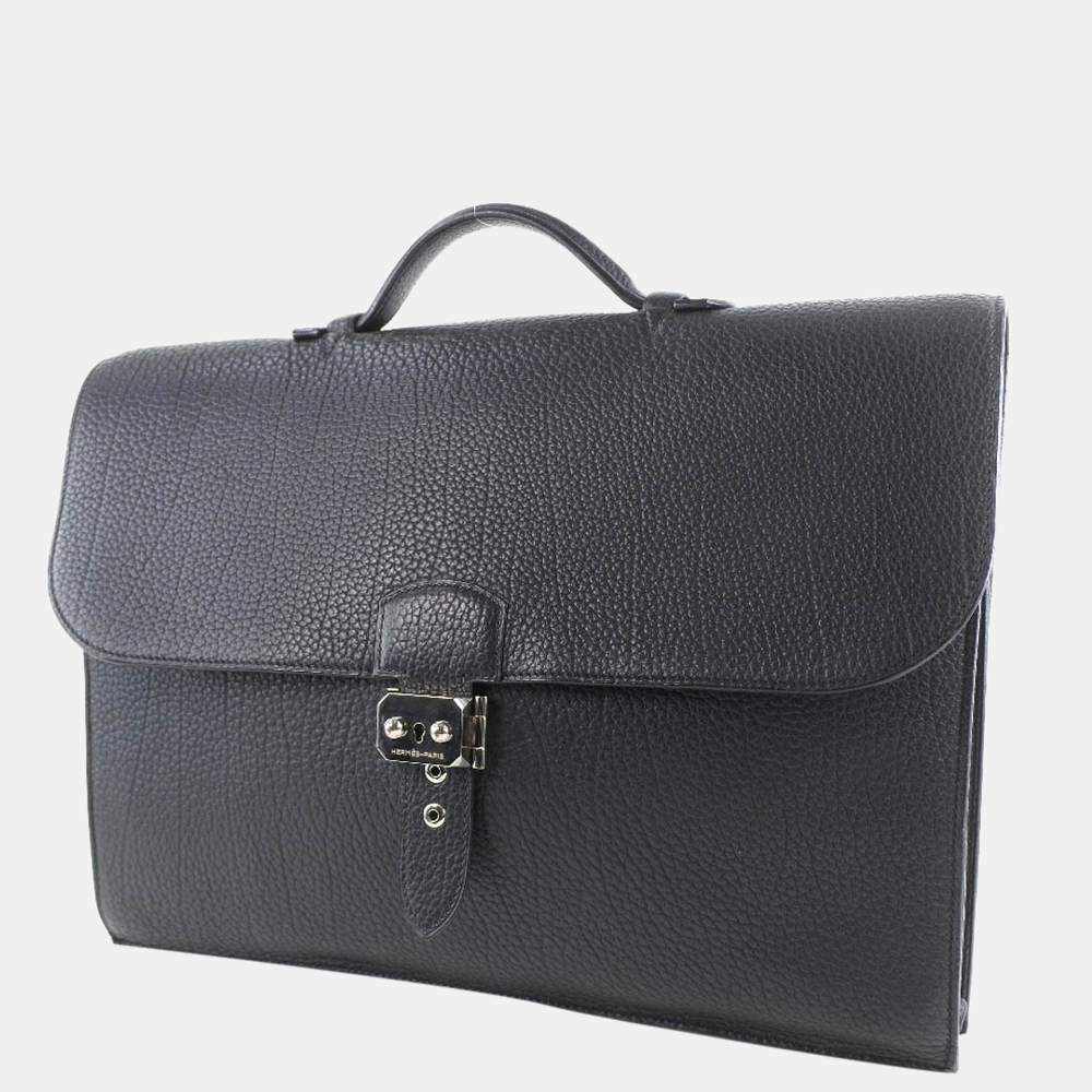 

Hermes Sack Adepesh 38 Togo Black Men's Bag