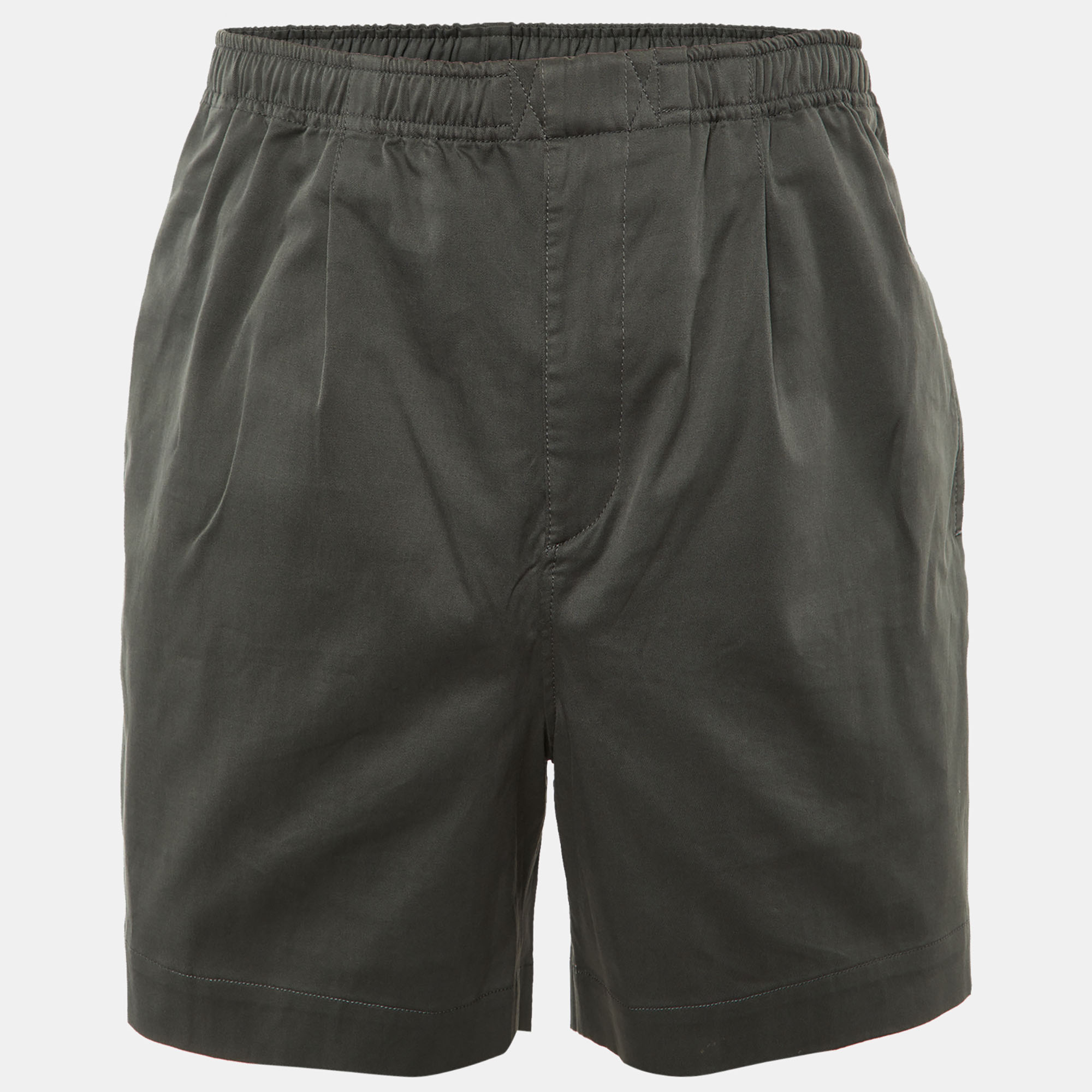 

Hermès Grey Cotton Gabardine Shorts XS