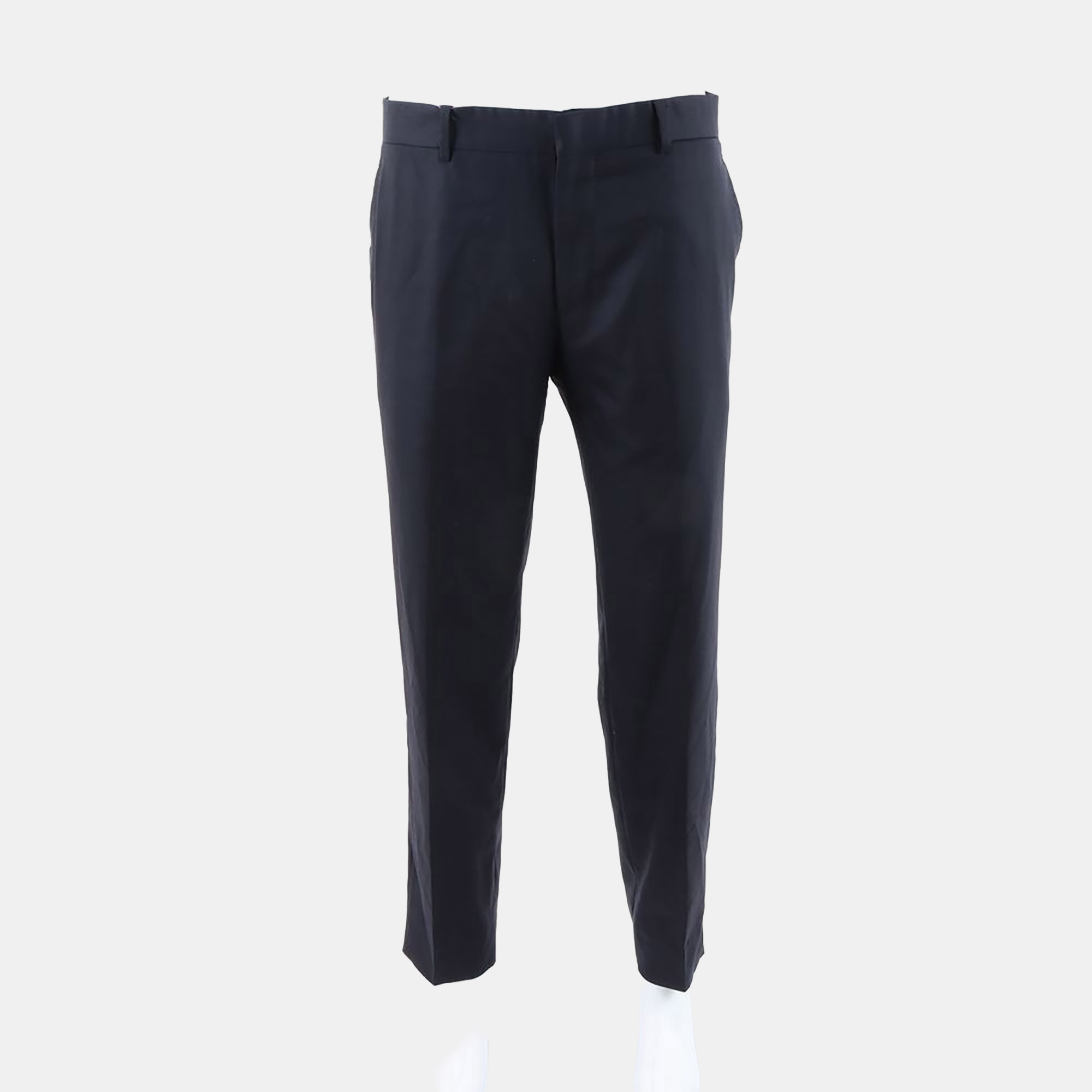 

Hermès Wool Pants, Navy blue