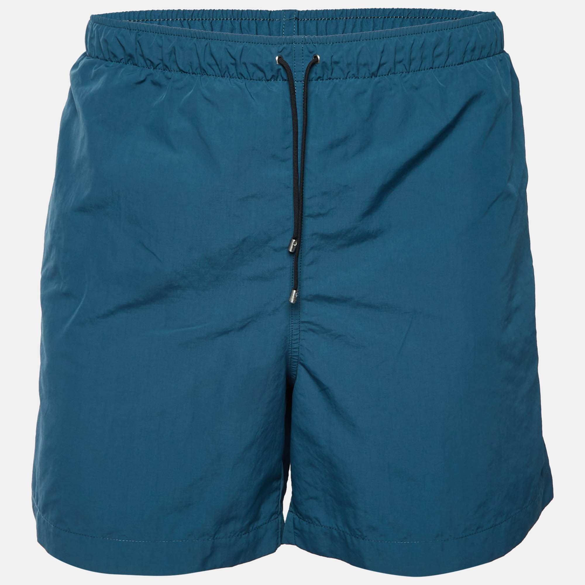 Herm&egrave;s Sea Blue/Green Nylon Swim Shorts XXL