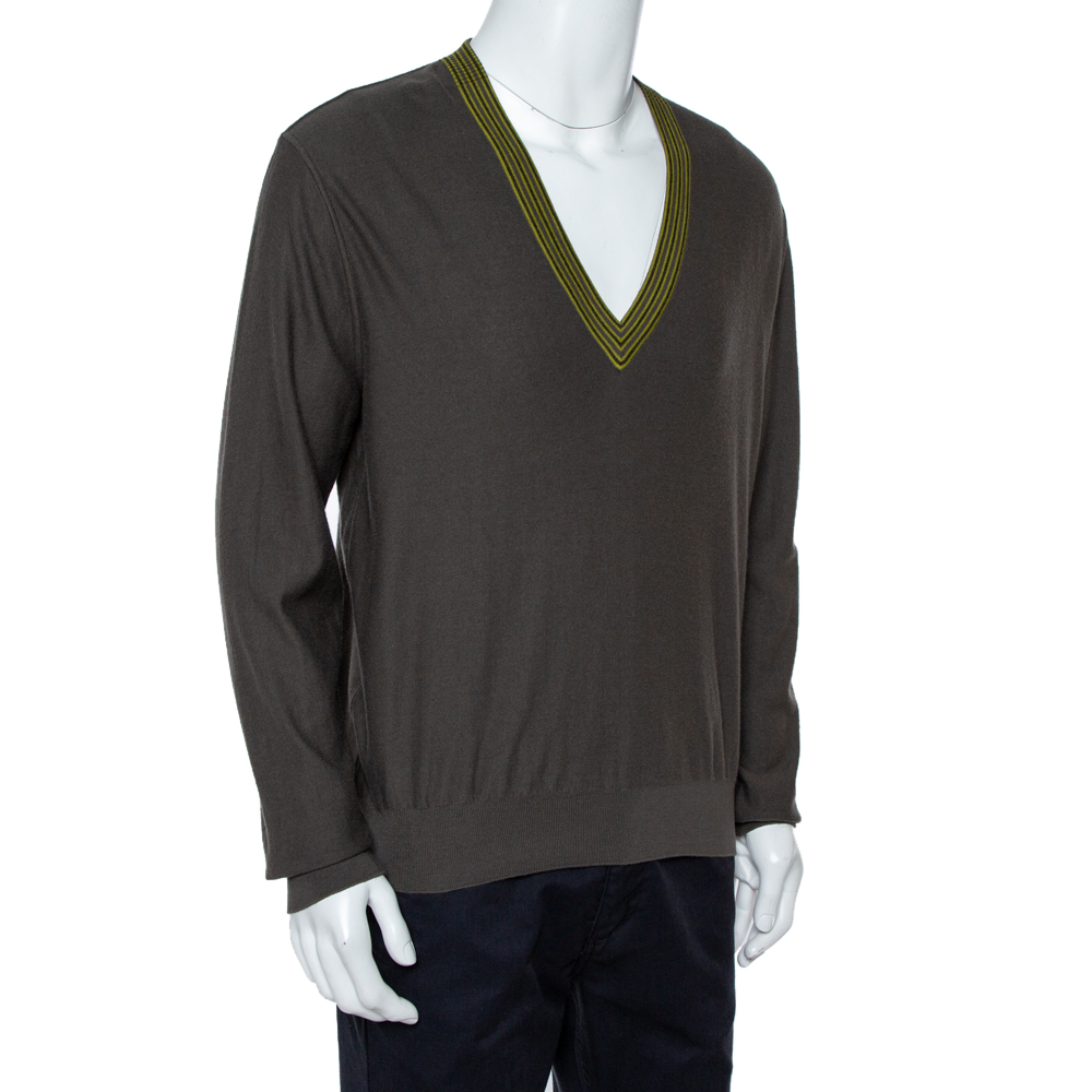 

Hermes Grey Cashmere Sweater