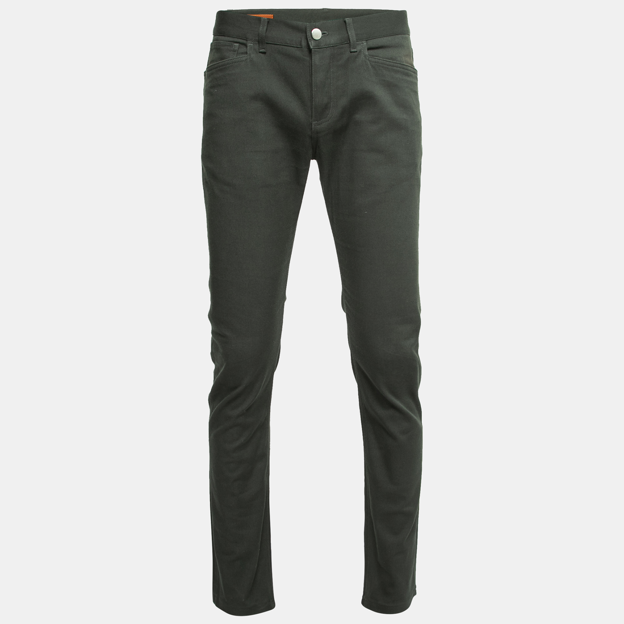 Hermes Dark Green Denim Jeans L Waist 33"