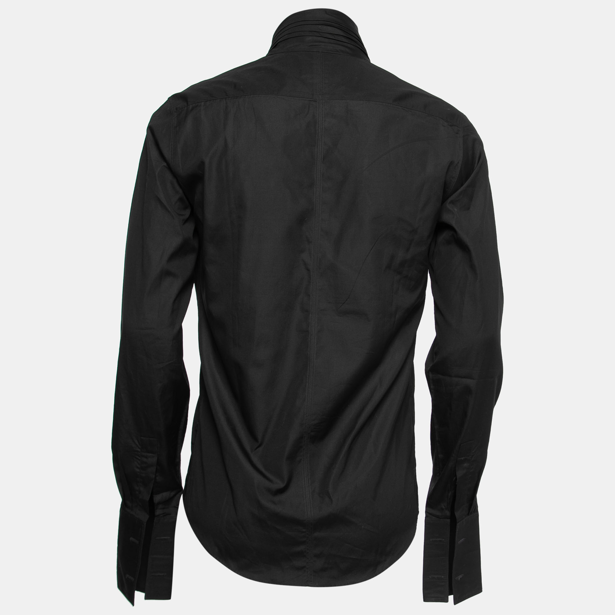 

Hermés Black Poplin Button Front Shirt