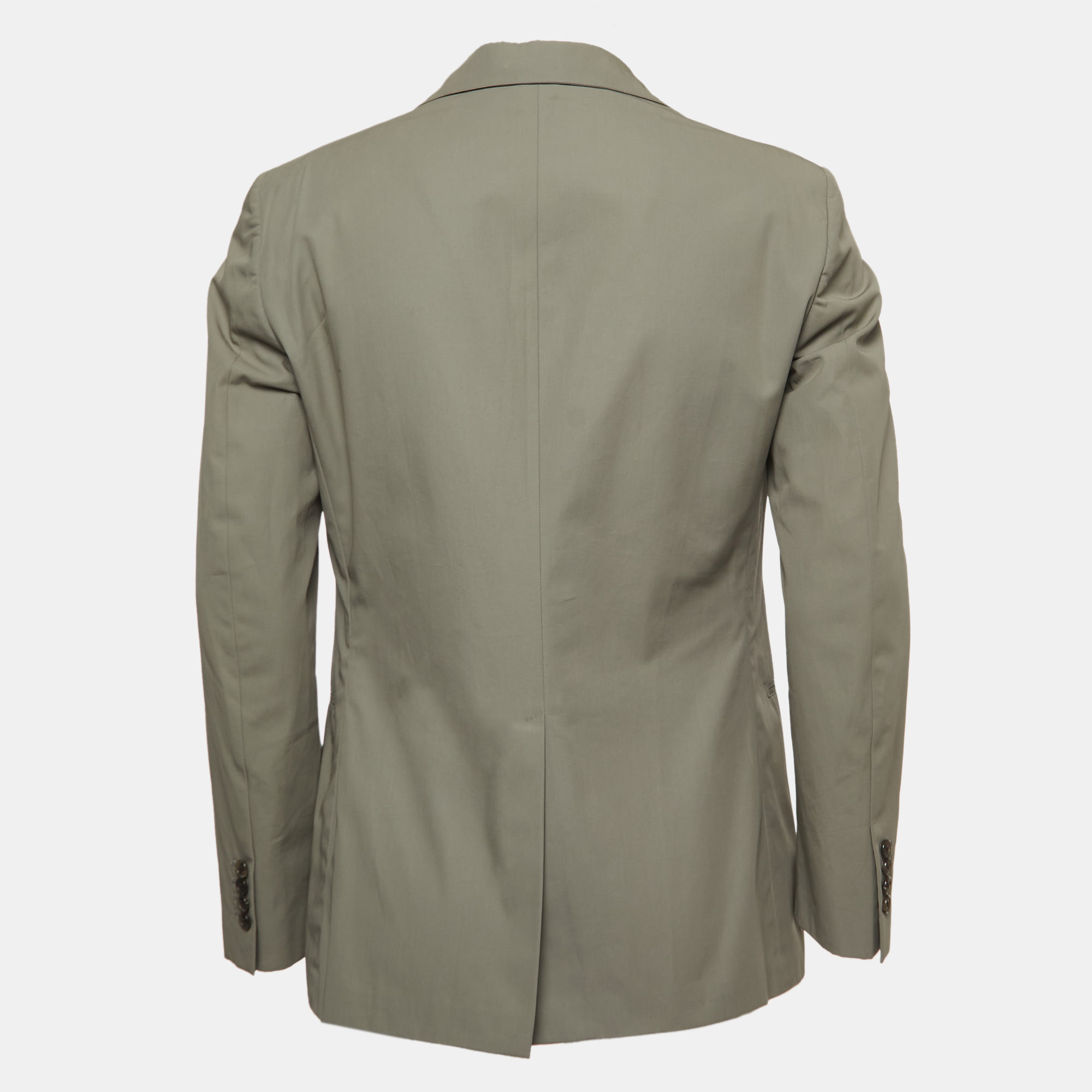 

Hermes Grey Cotton Single Breasted Blazer