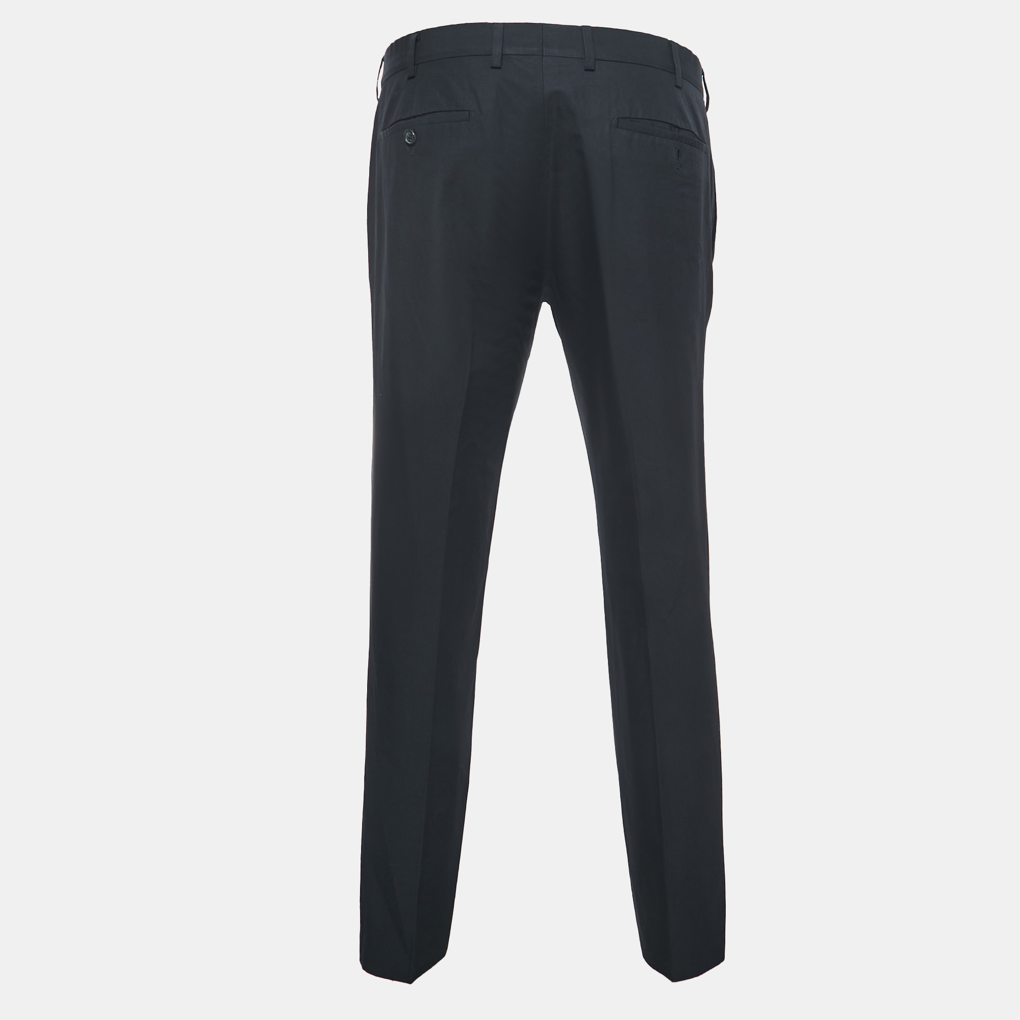 

Hermes Black Cotton Blend Trousers