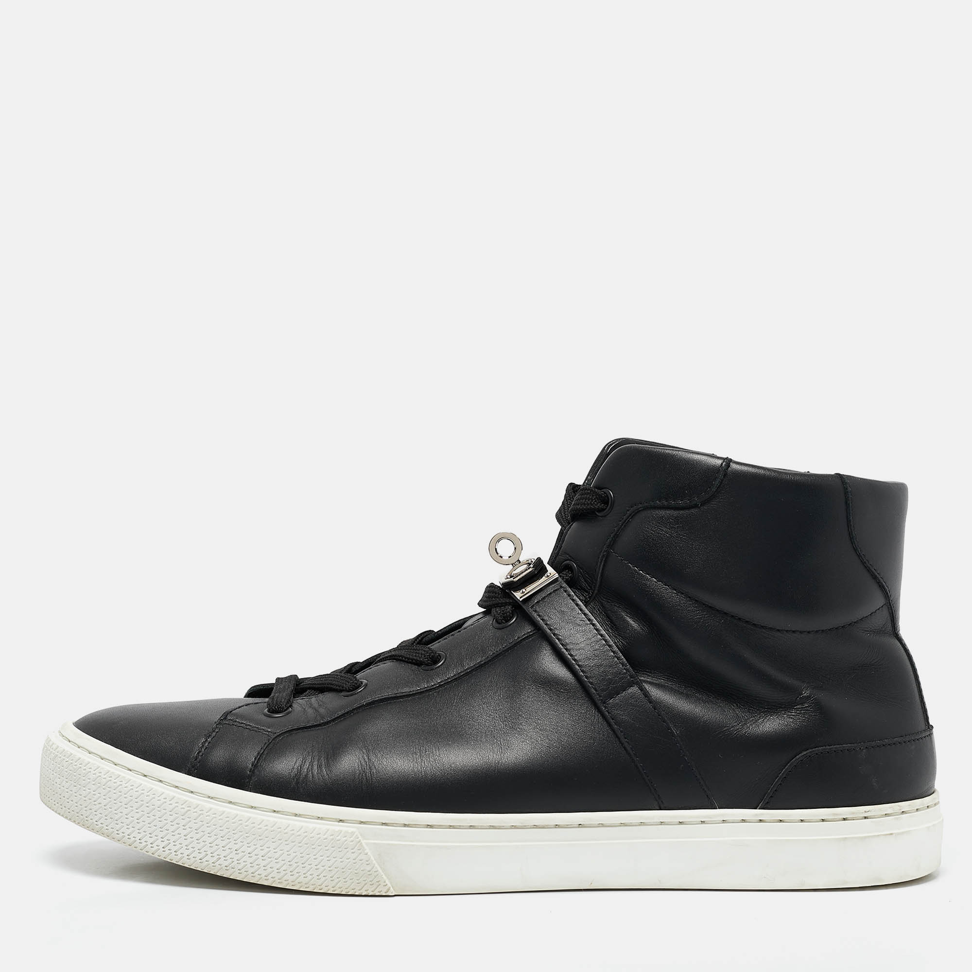 

Hermes Black Leather Daydream Sneakers Size