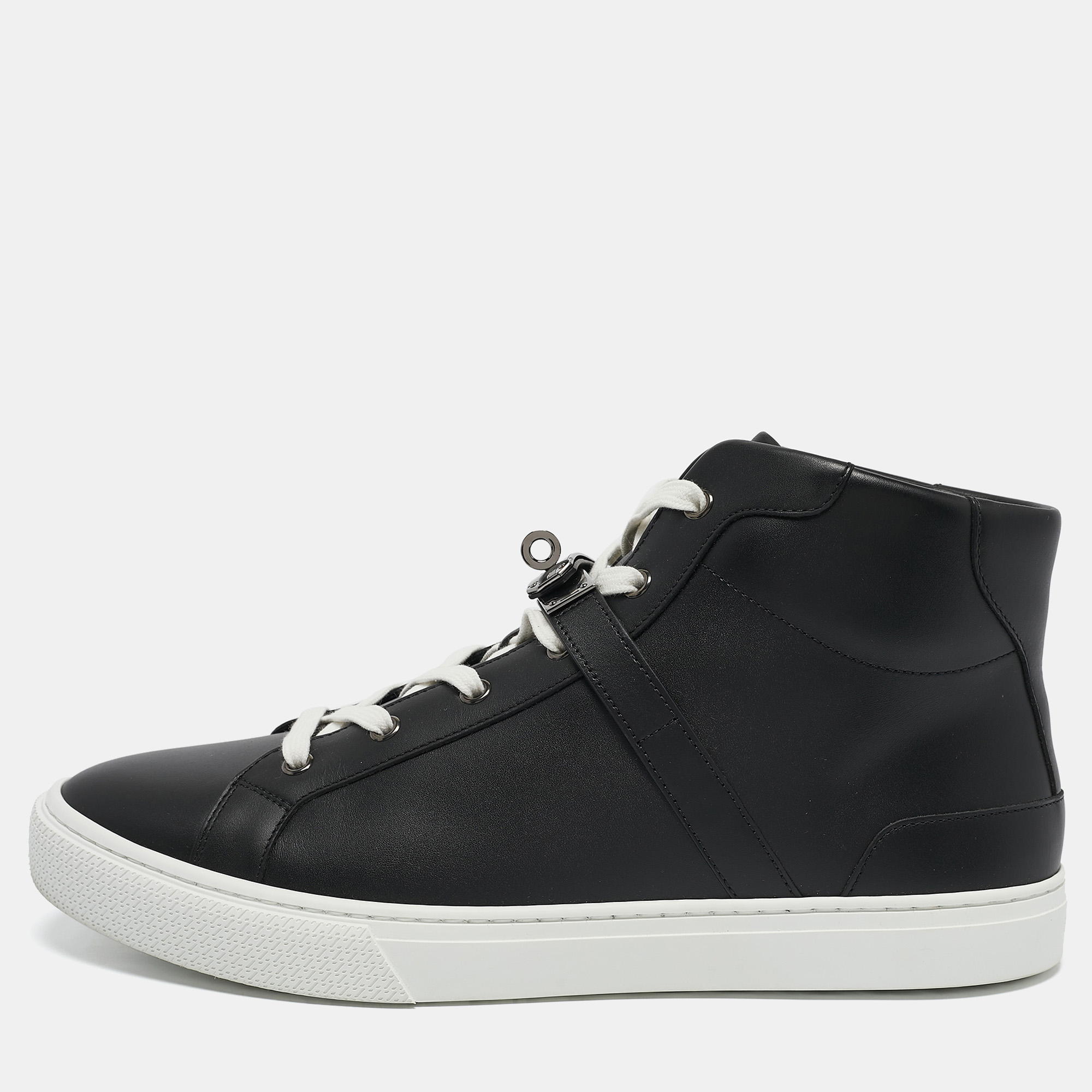 

Hermes Black Leather Daydream Sneakers Size