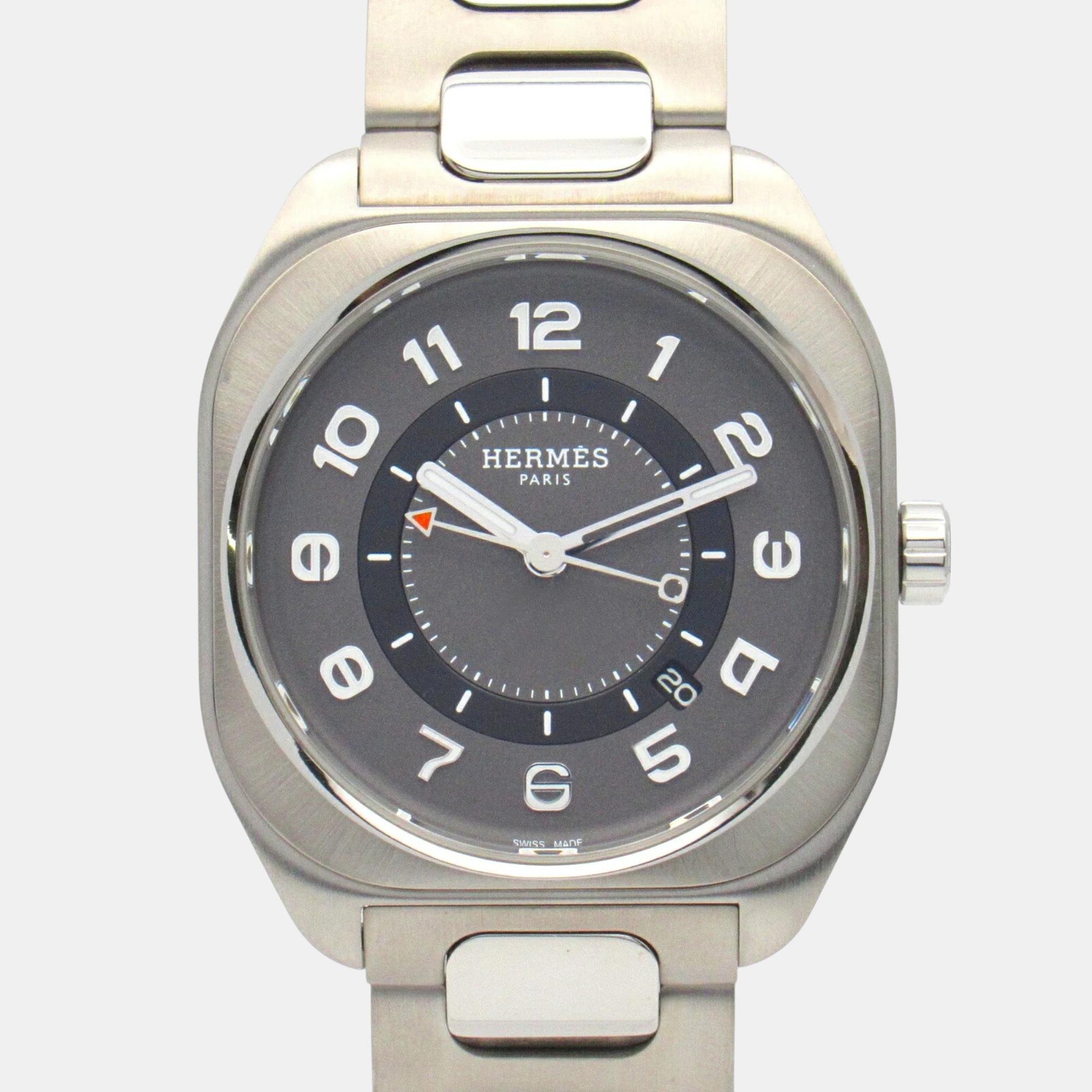 

Hermes Grey Titanium H08 W049427WW00 Automatic Men's Wristwatch 39 mm