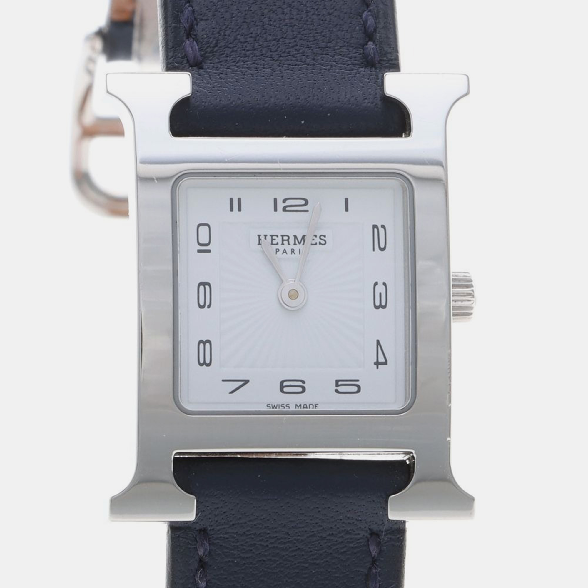 

Hermes Heure H HH1.210 Quartz Stainless Steel Women's Wristwatch, Silver