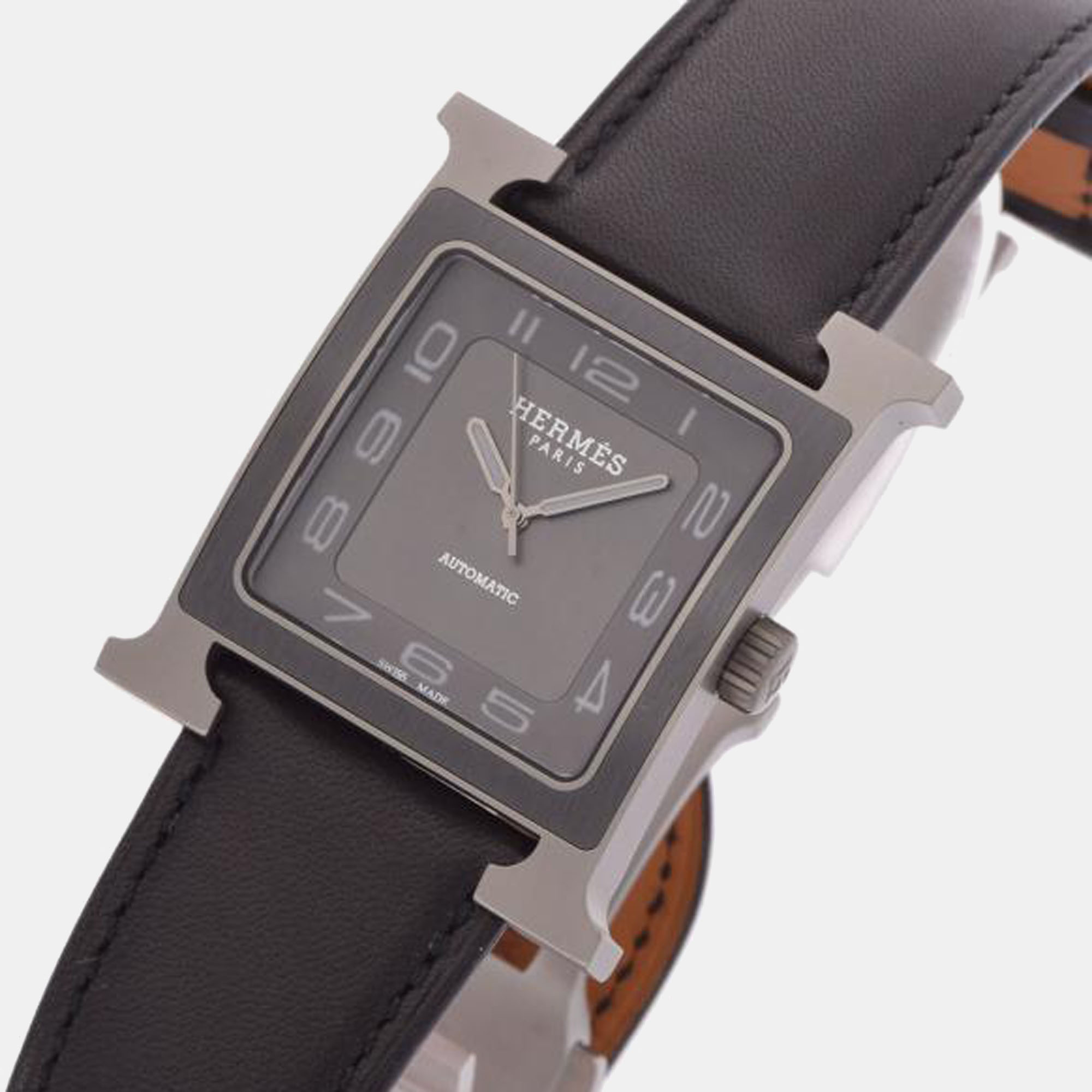 

Hermes Grey Titanium H HH5.841 Men's Wristwatch 35 mm