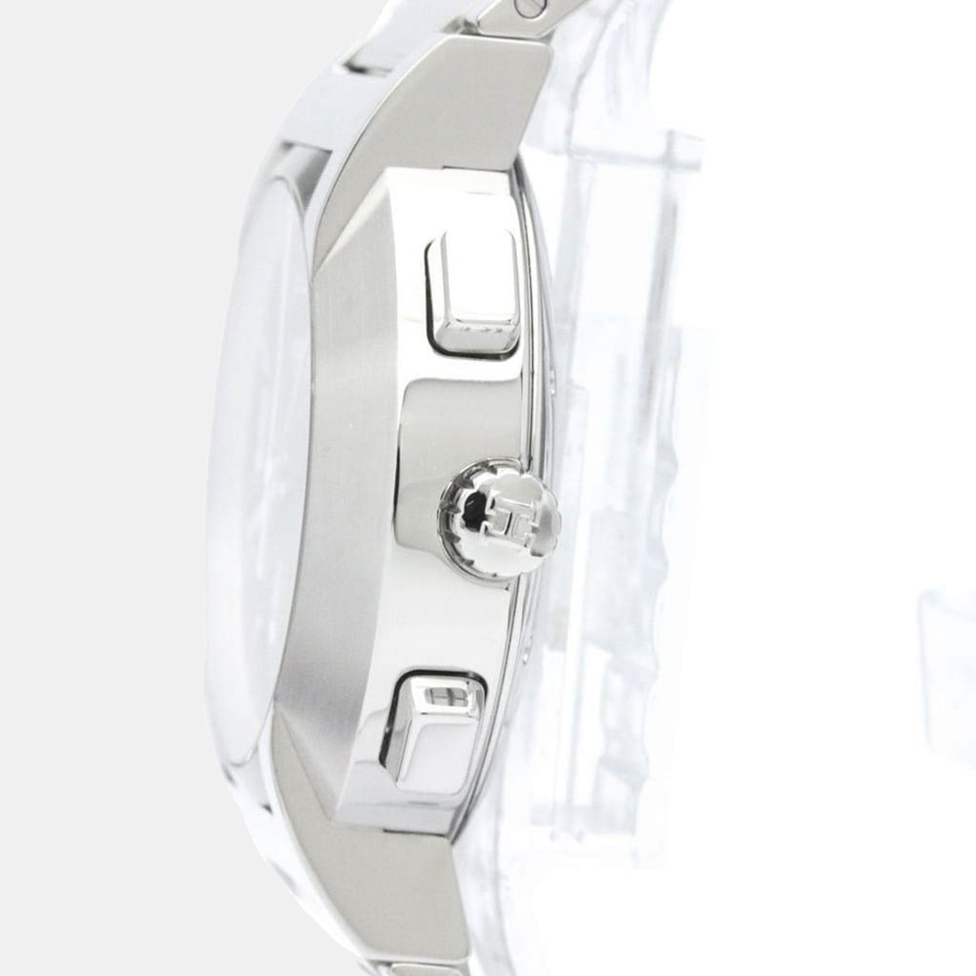 

Hermes Grey Stainless Steel Nomade NO1.910 Quartz Men's Wristwatch 39 mm