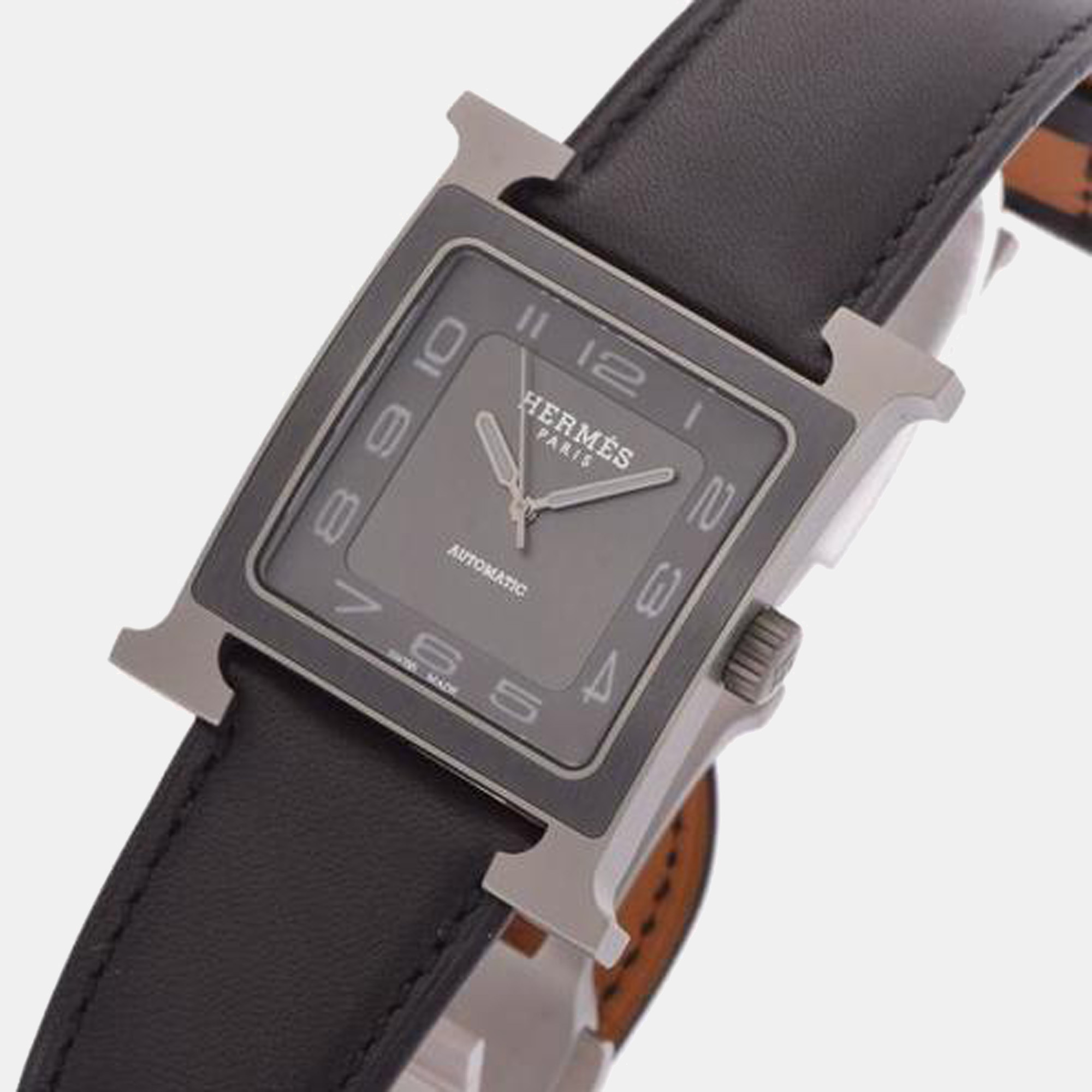 

Hermes Grey Titanium H HH5.841 Men's Wristwatch 35 mm