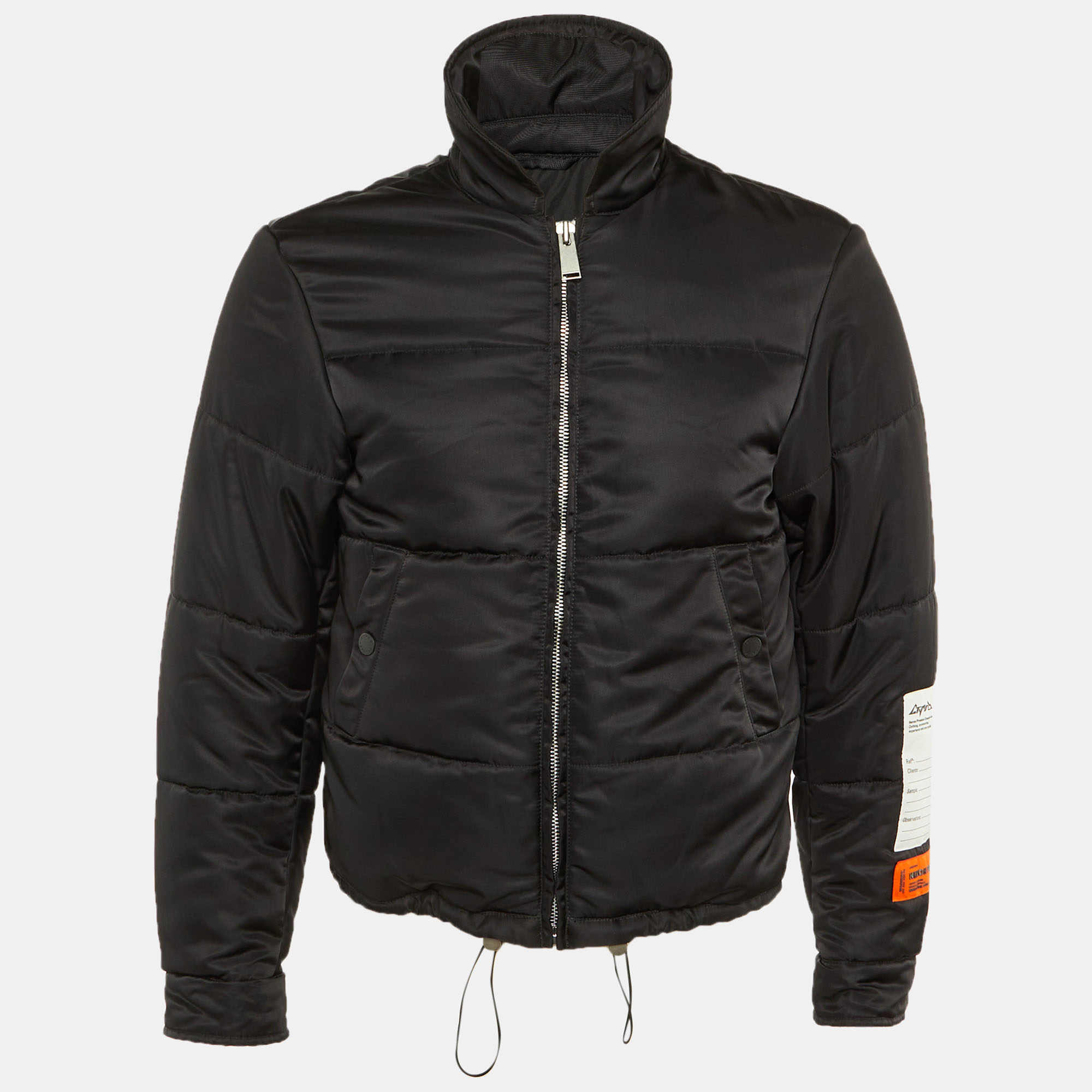 

Heron Preston Black Nylon Puffer Jacket XXS