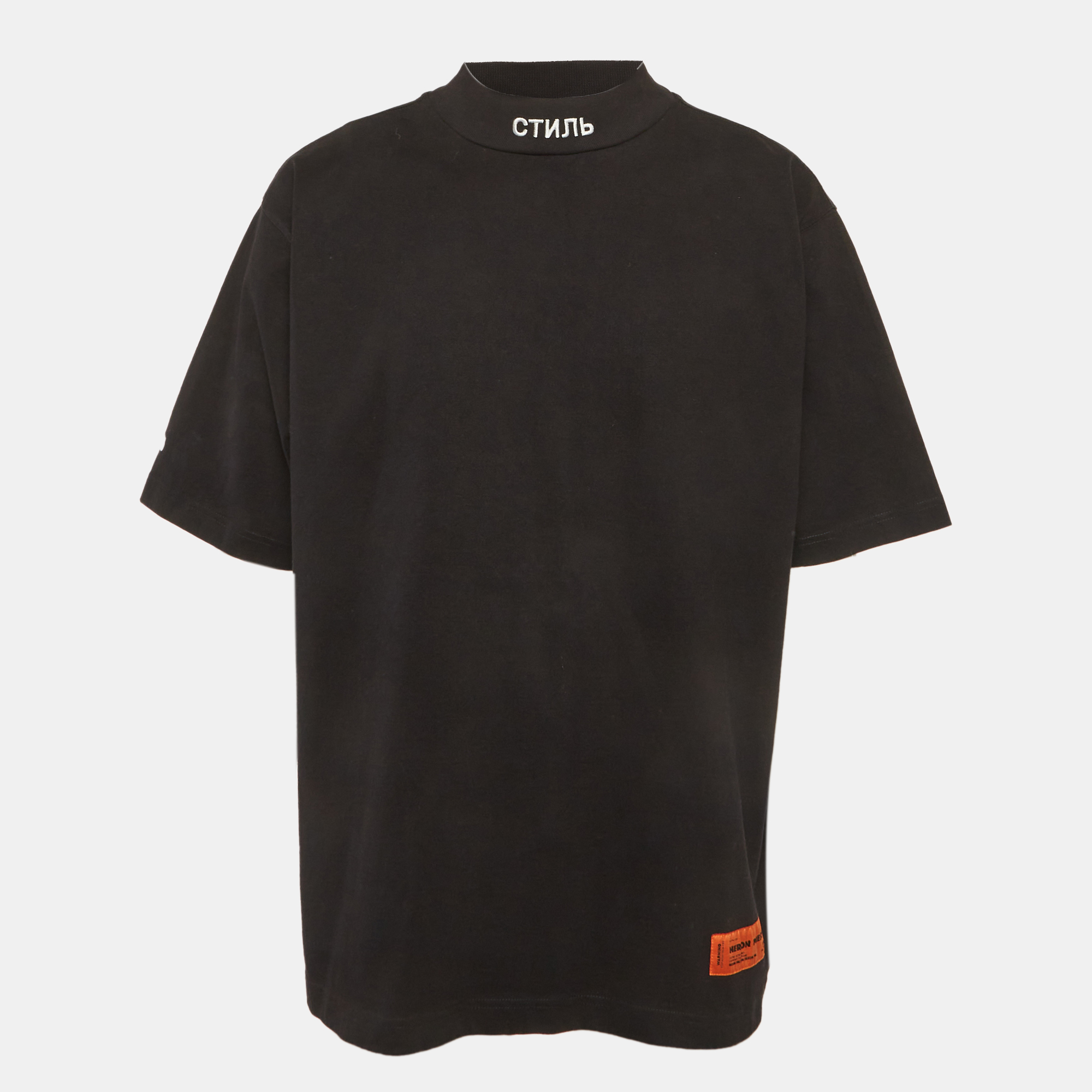 

Heron Preston Black Jersey Crewneck T-Shirt L
