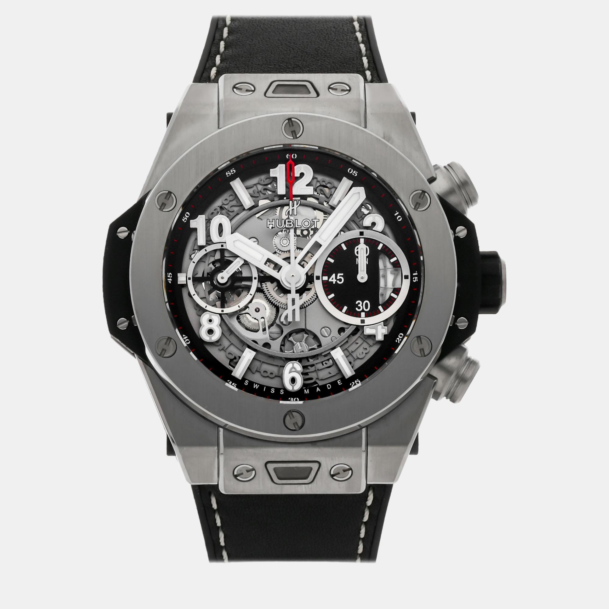 

Hublot Transparent Titanium Big Bang 441.NX.1170.RX Automatic Men's Wristwatch 42 mm