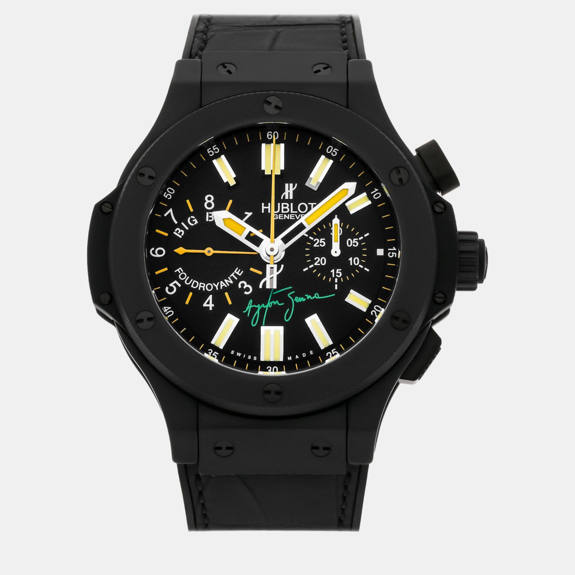 

Hublot Black Ceramic Big Bang 315.CI.1129.RX.AES09 Automatic Men's Wristwatch 44 mm