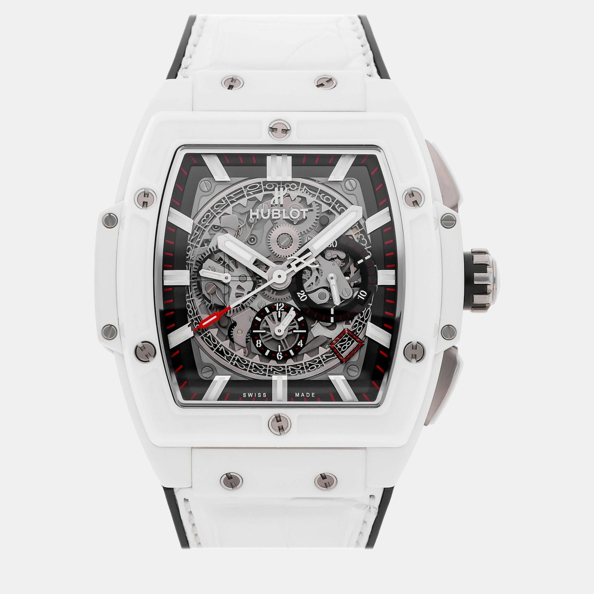 

Hublot Skeleton Ceramic Big Bang 601.HX.0173.LR Automatic Men's Wristwatch 45 mm, Transparent