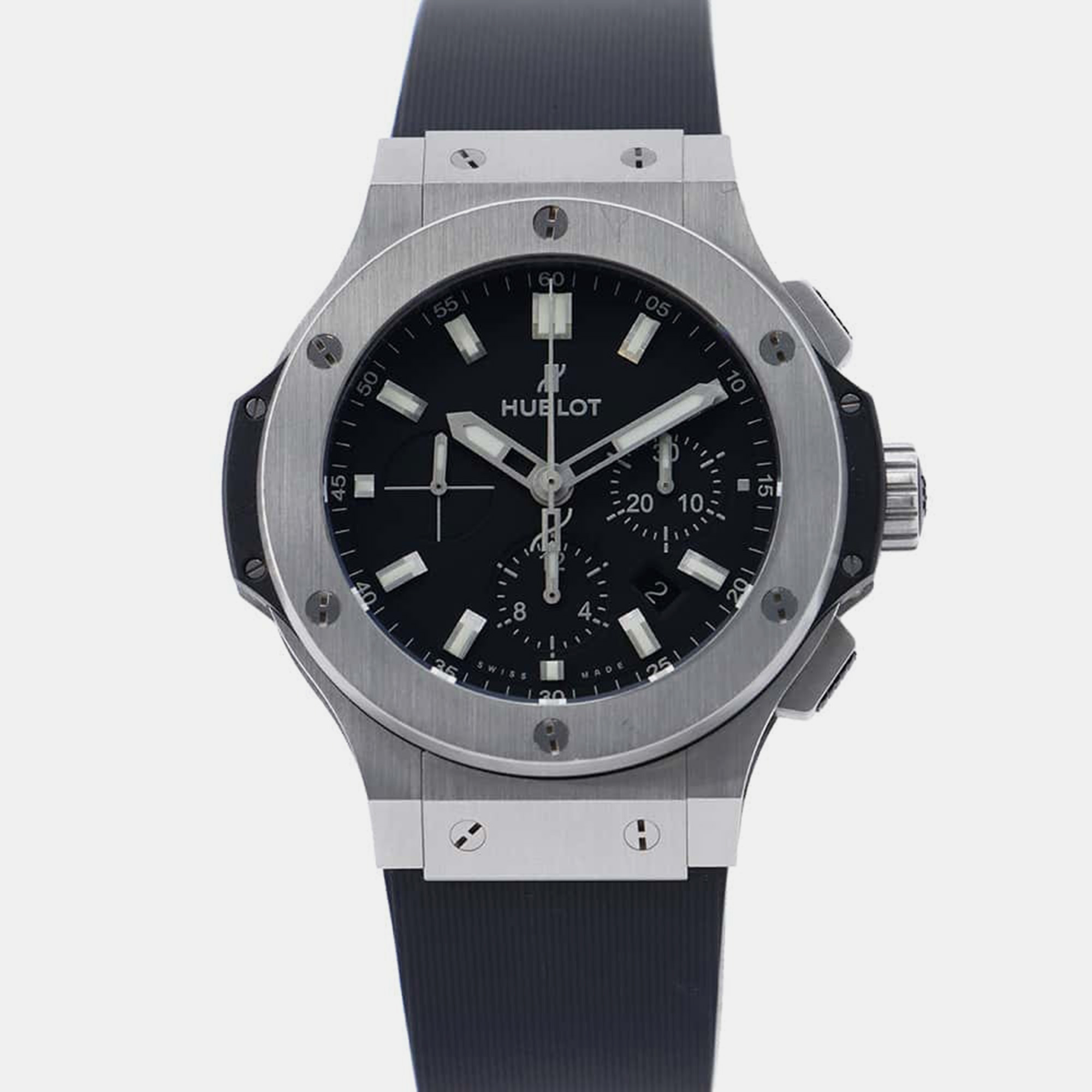 

Hublot Black Stainless Steel Big Bang Evolution 301.SX.1170.RX Automatic Men's Wristwatch 44 mm