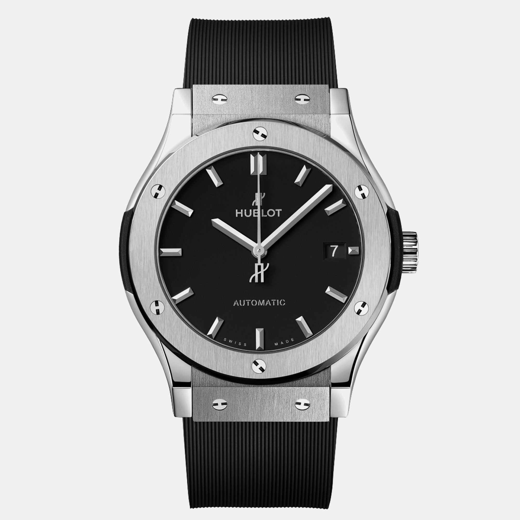 

Hublot Black Titanium Classic Fusion Men's Wristwatch