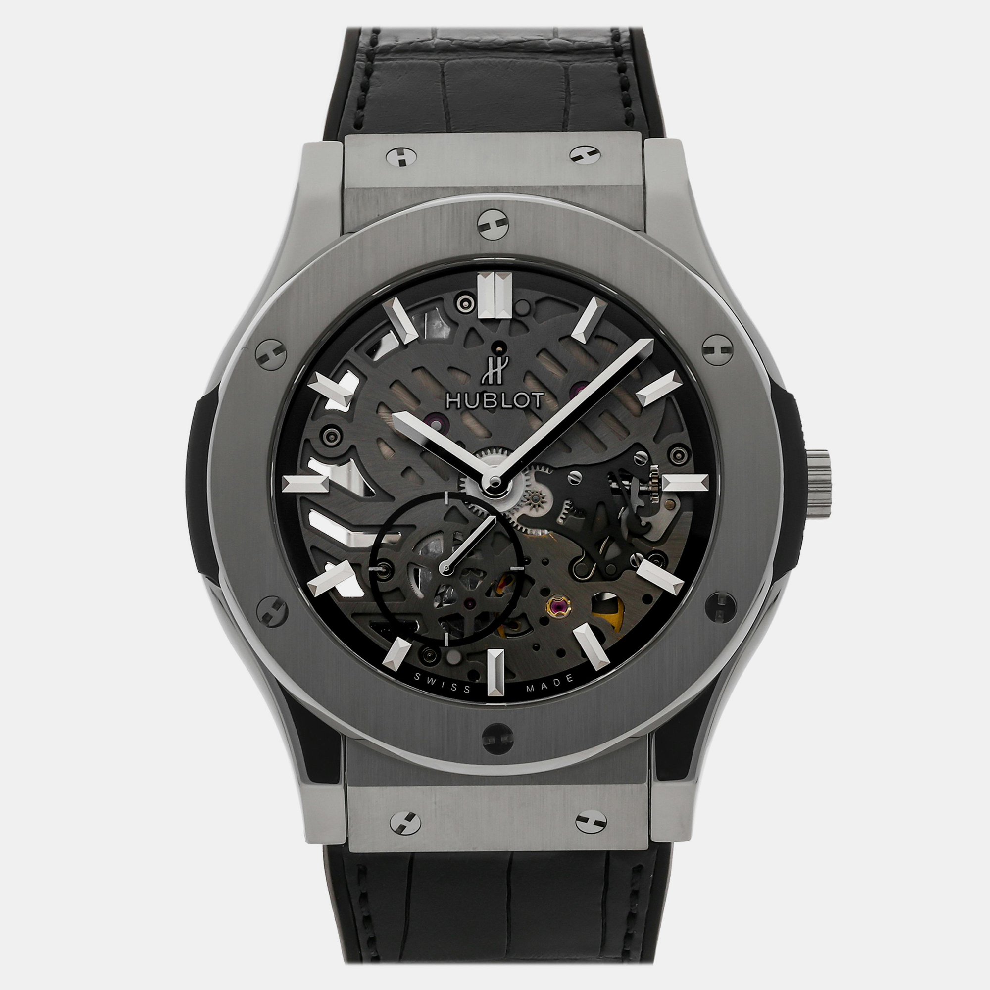 

Pre-Owned Hublot Classic Fusion Classico Ultra Thin 515.NX.0170.LR, Black