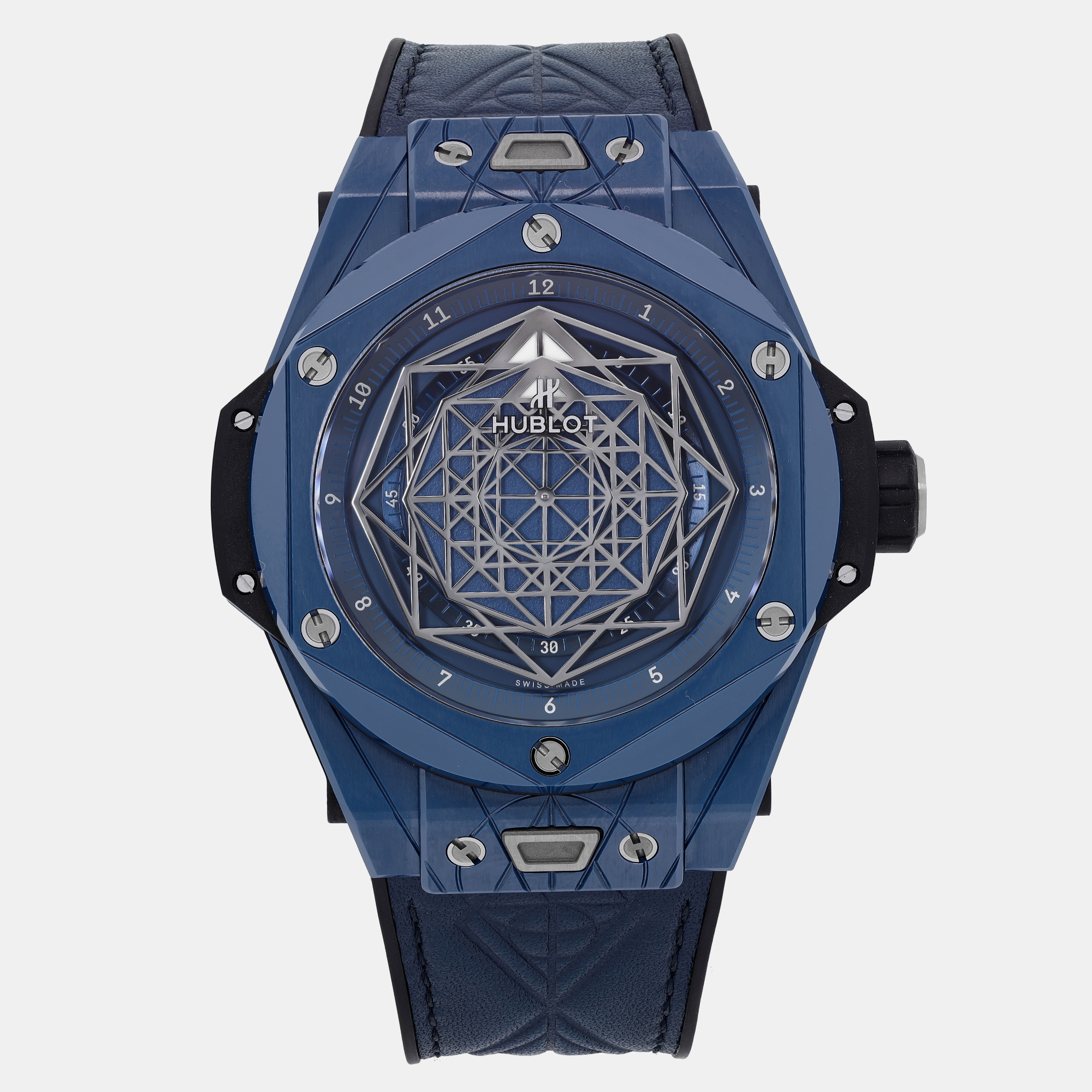 

Hublot Blue Ceramic Big Bang Sang Bleu II 415.EX.7179.VR.MXM19 Automatic Men's Wristwatch