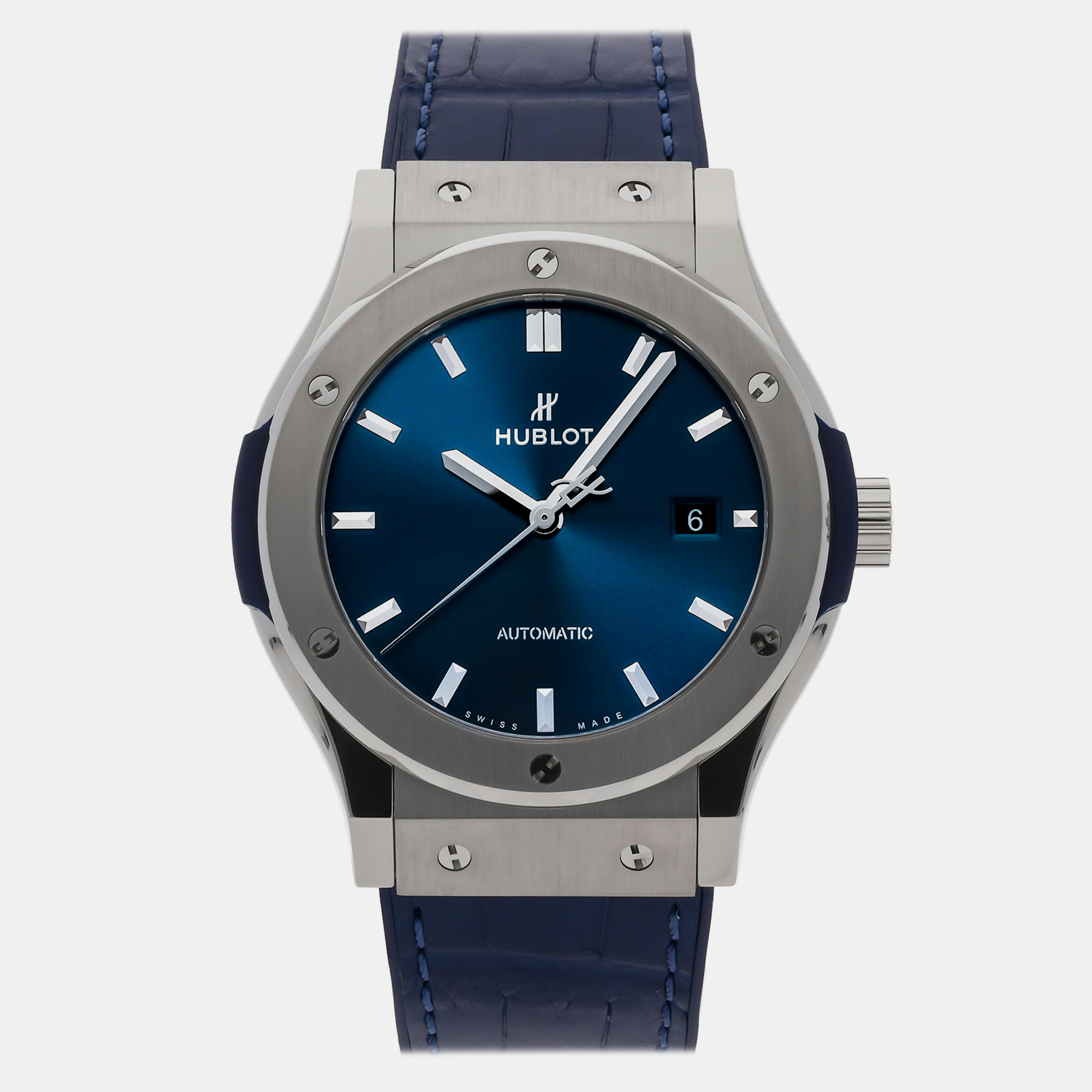 

Pre-Owned Hublot Classic Fusion 542.NX.7170.LR, Blue