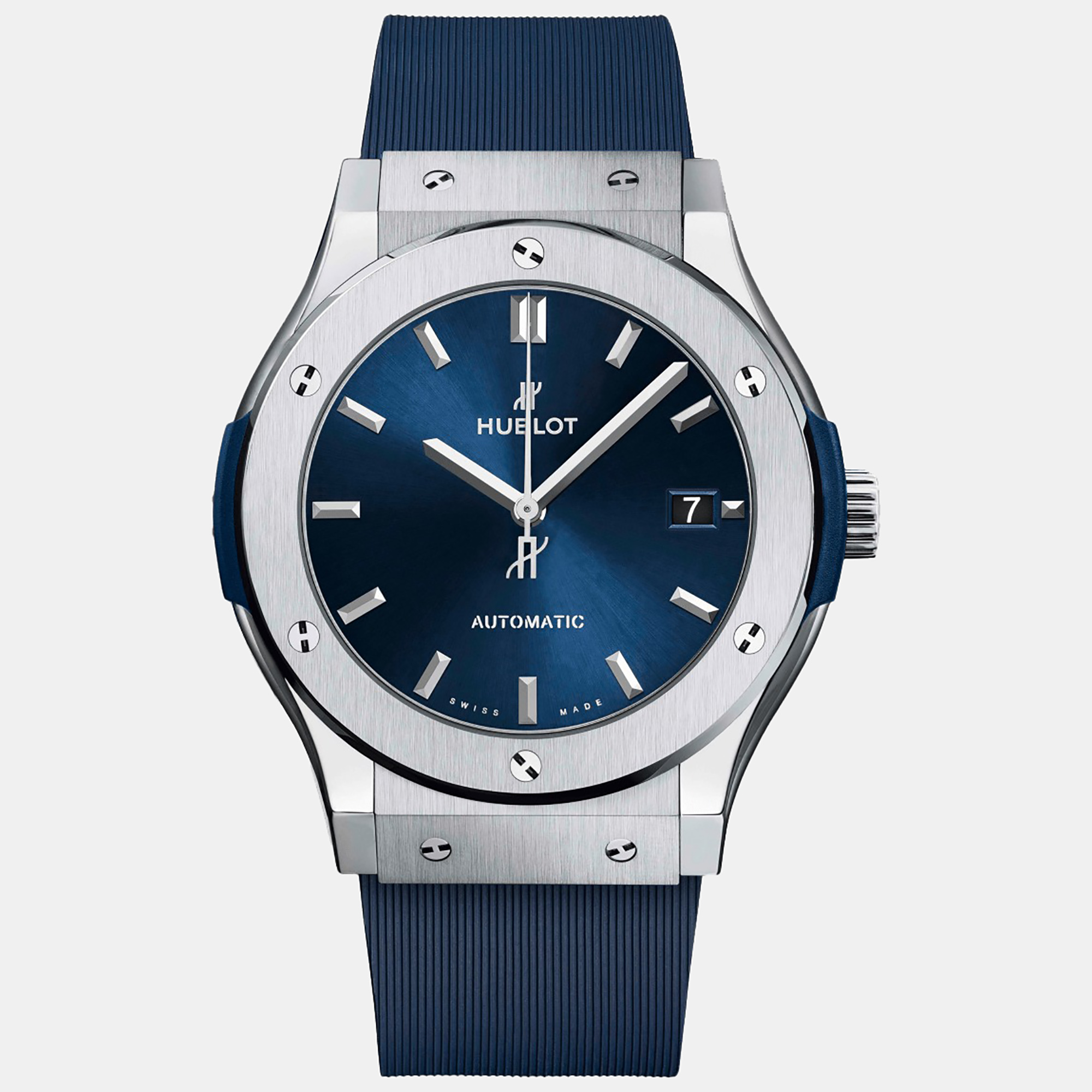 

Hublot Blue Titanium Classic Fusion Men's Wristwatch 45 mm