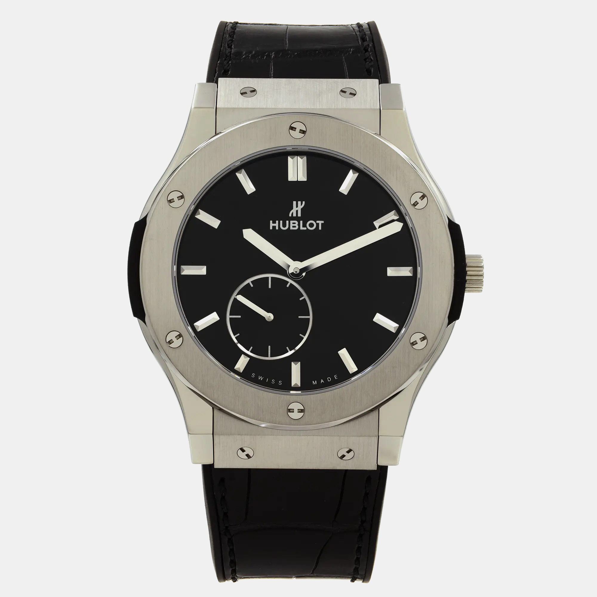 

Hublot Black Titanium Classic Fusion 515.NX.1270.LR Automatic Men's Wristwatch