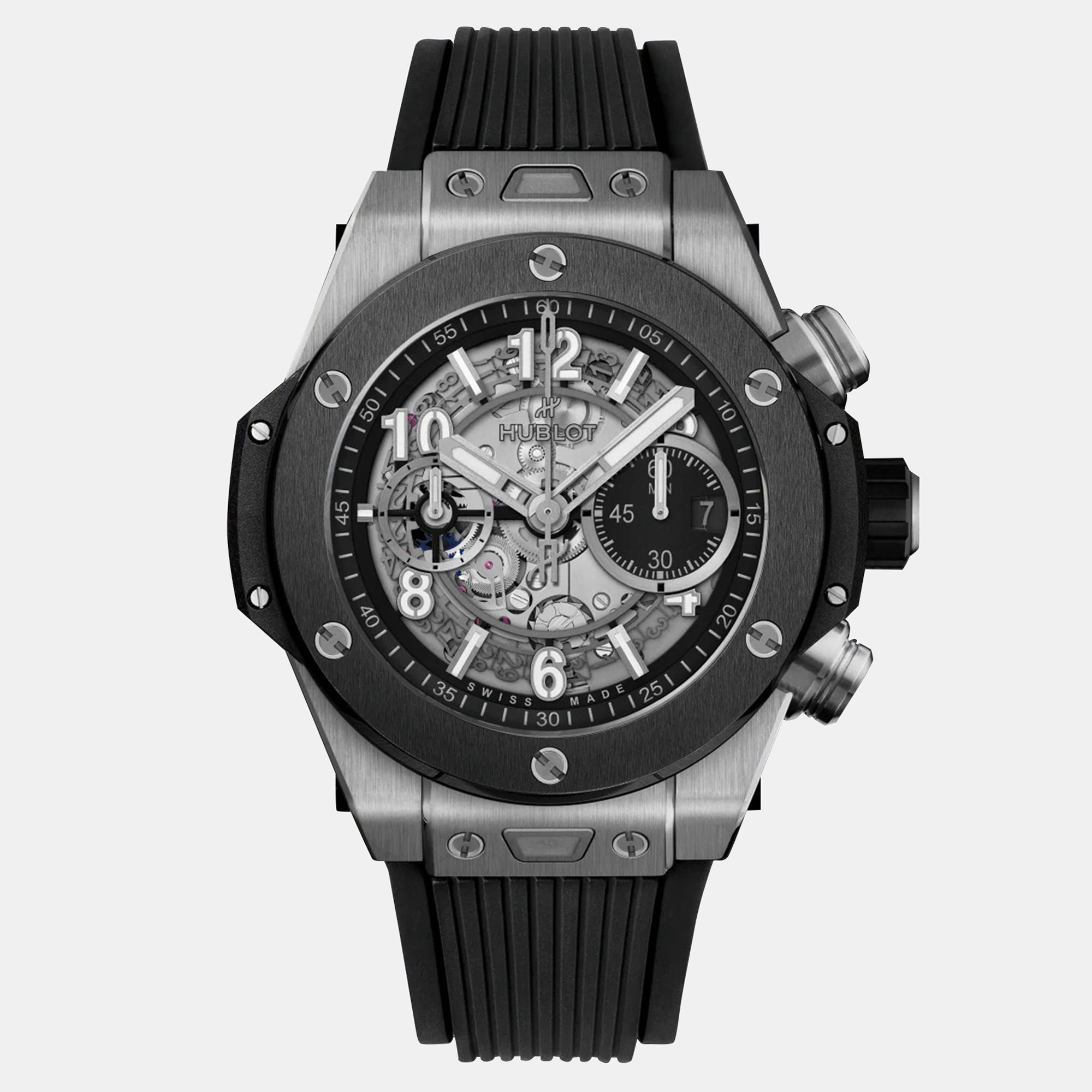 

Hublot Big Bang Unico 421.NM.1170.RX Automatic Silver Titanium Men's Wristwatch