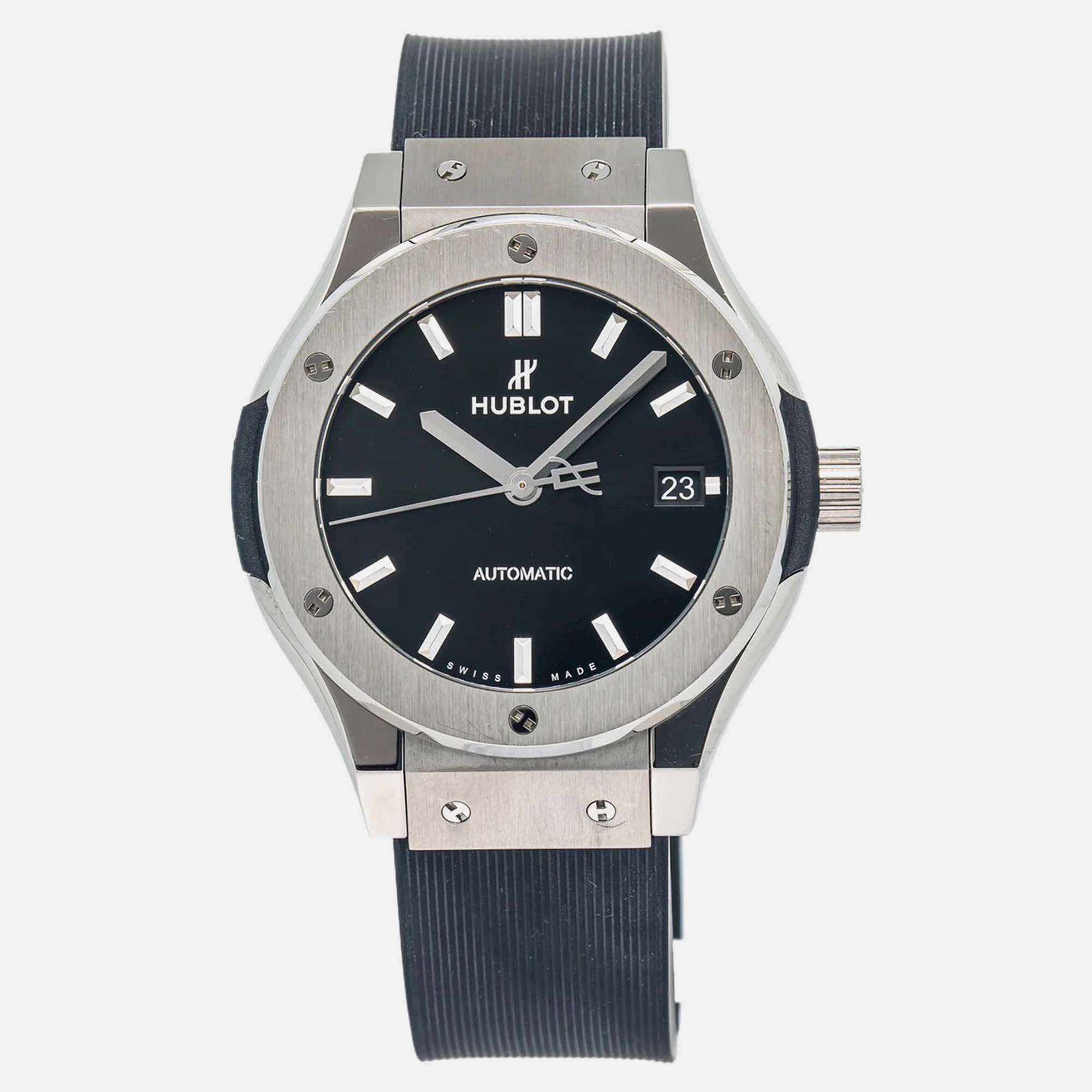 Hublot Classic Fussion 565.NX.1171.RX Automatic Black Titanium Men’s Wristwatch 38mm
