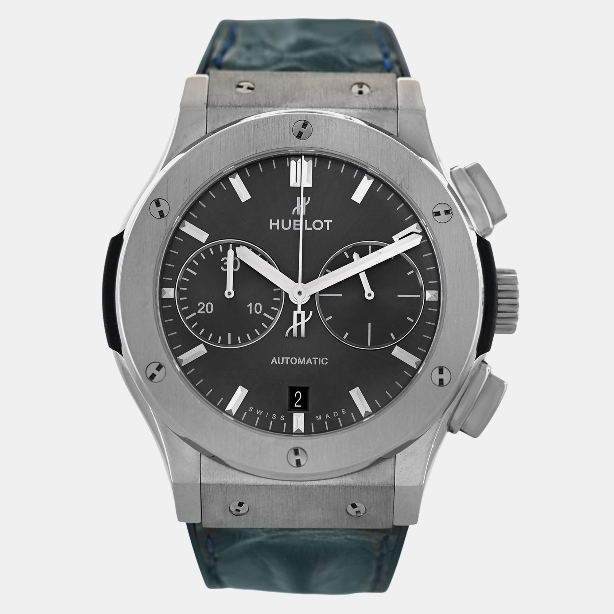 

Hublot Classic Fusion 521.NX.7071.LR Automatic Grey Titanium Men's Wristwatch 45 mm