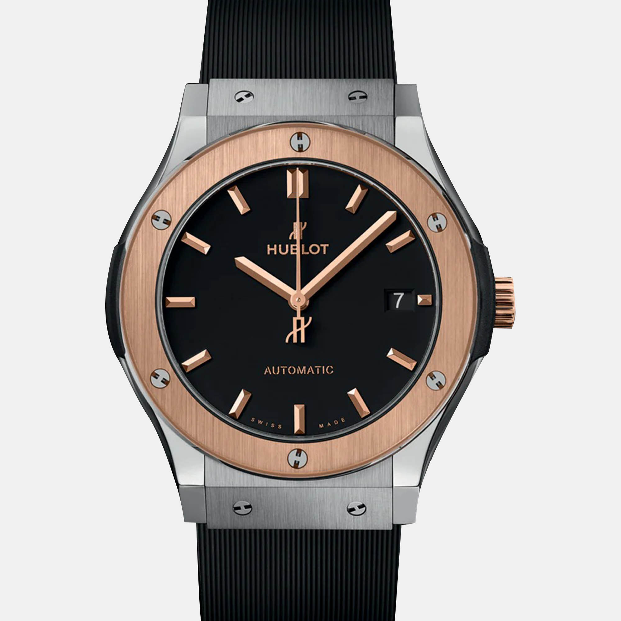 

Hublot Classic Fusion 511.NO.1181.RX Automatic Black Titanium Men's Wristwatch 45 mm