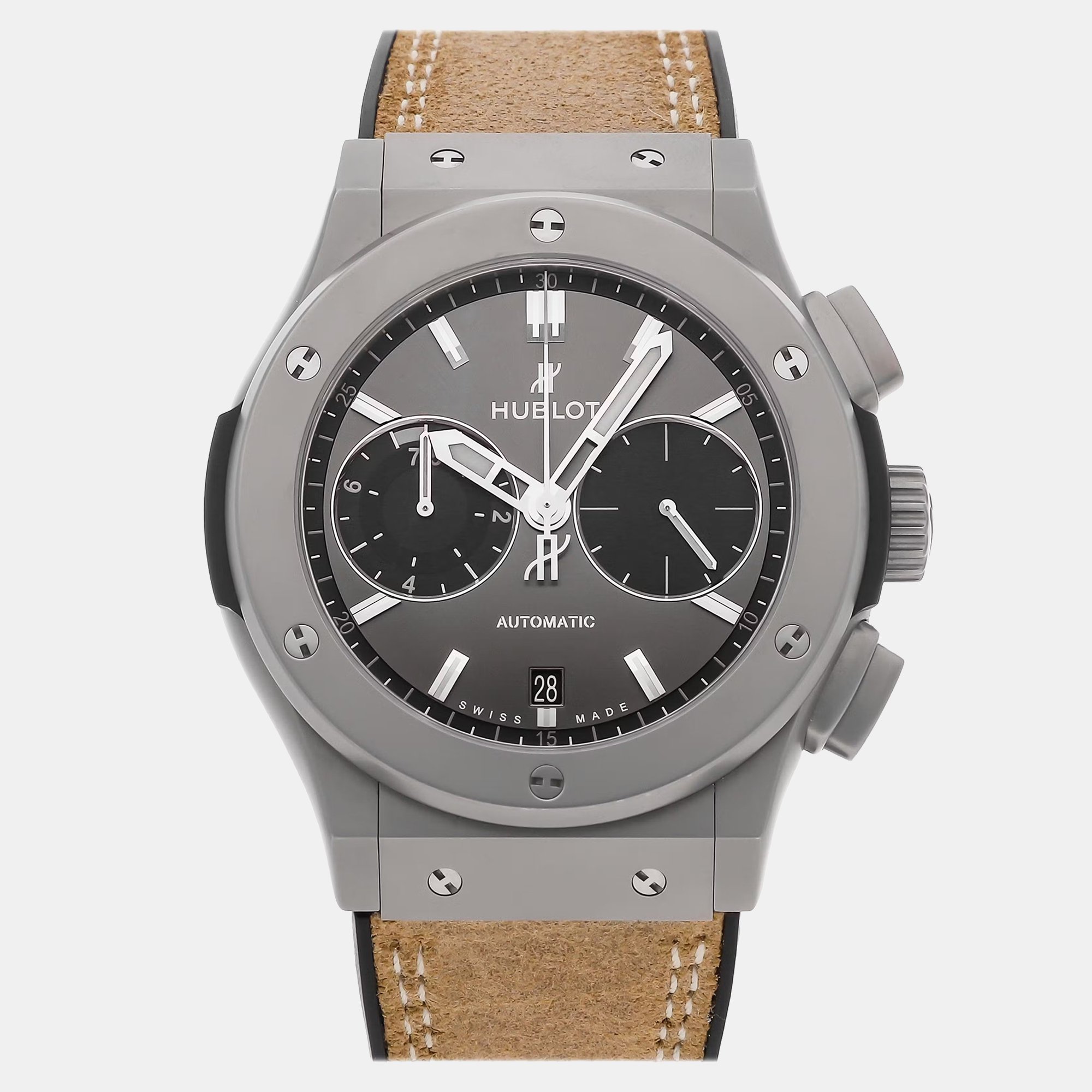 

Pre-Owned Hublot Classic Fusion Chukker Limited Edition 537.NI.7417.VR 45 mm, Grey