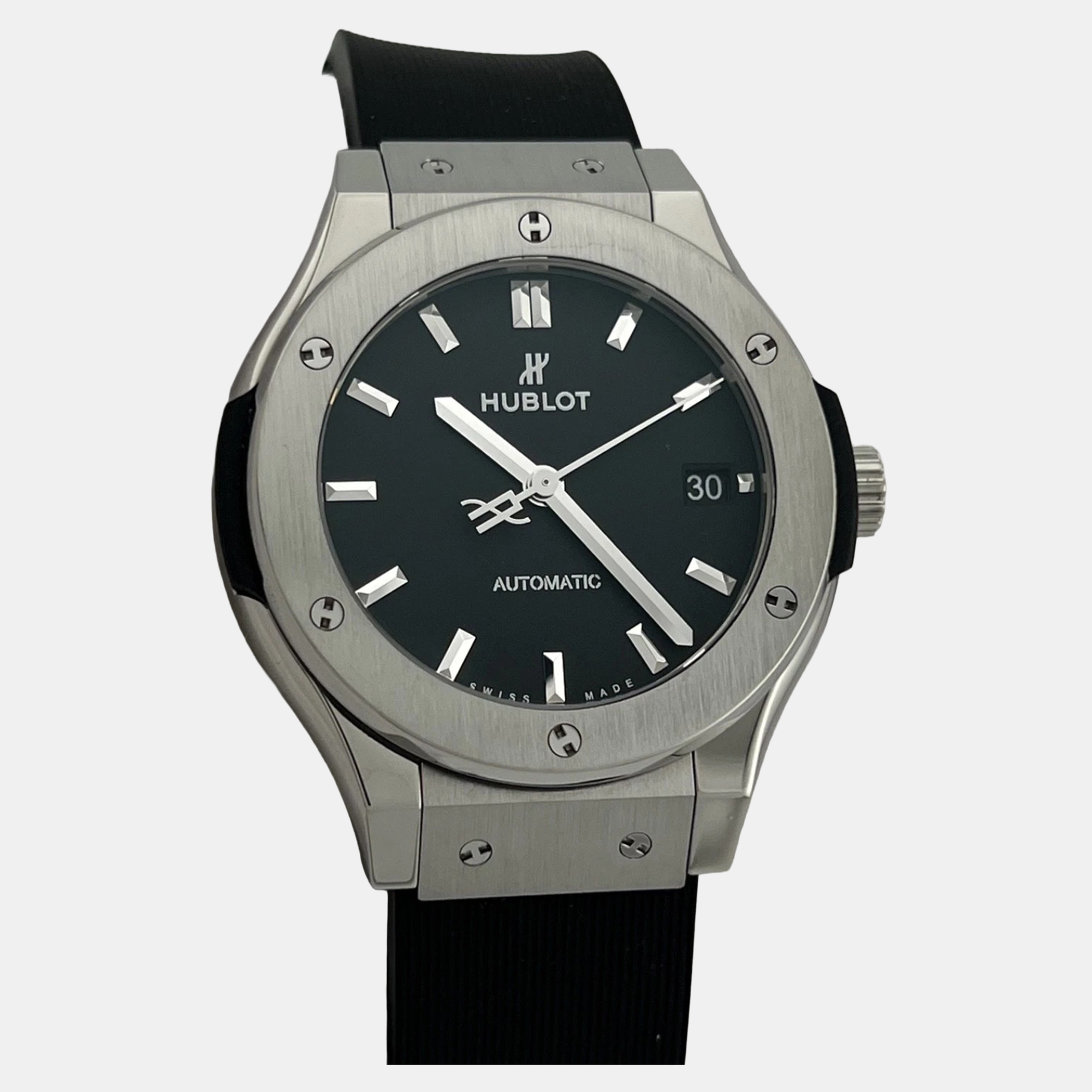 

Hublot Classic Fusion 565.NX.1470.RX Automatic Black Titanium Unisex Wristwatch 38 mm