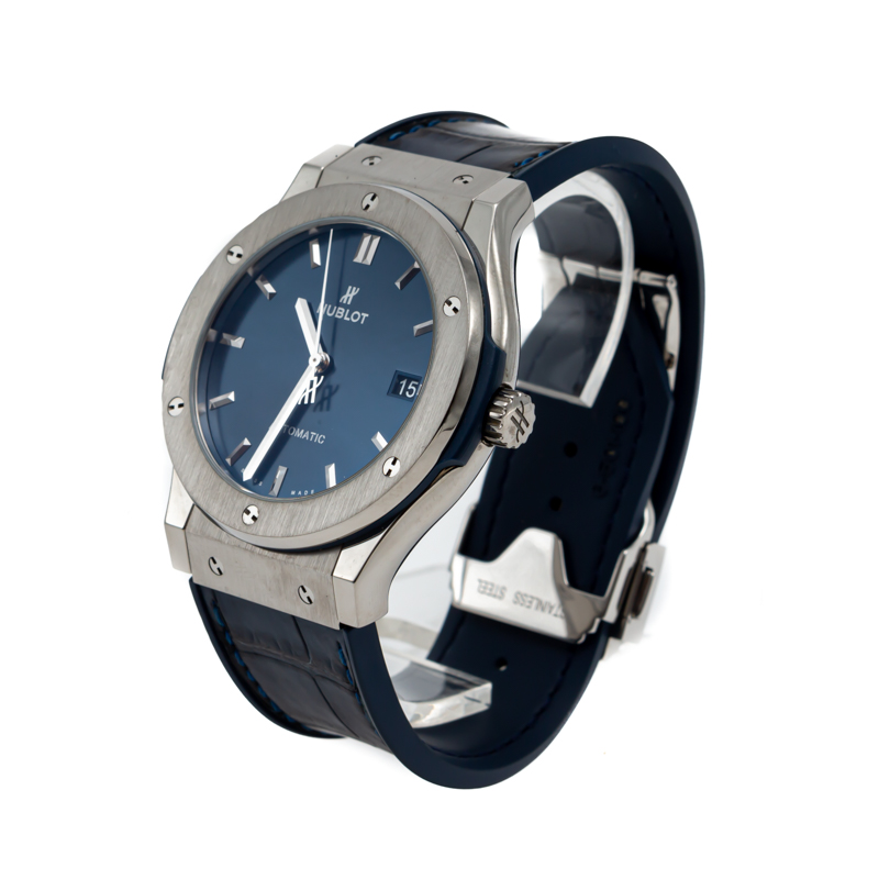 

Hublot Blue Classic Fusion Titanium Automatic Men's Watch