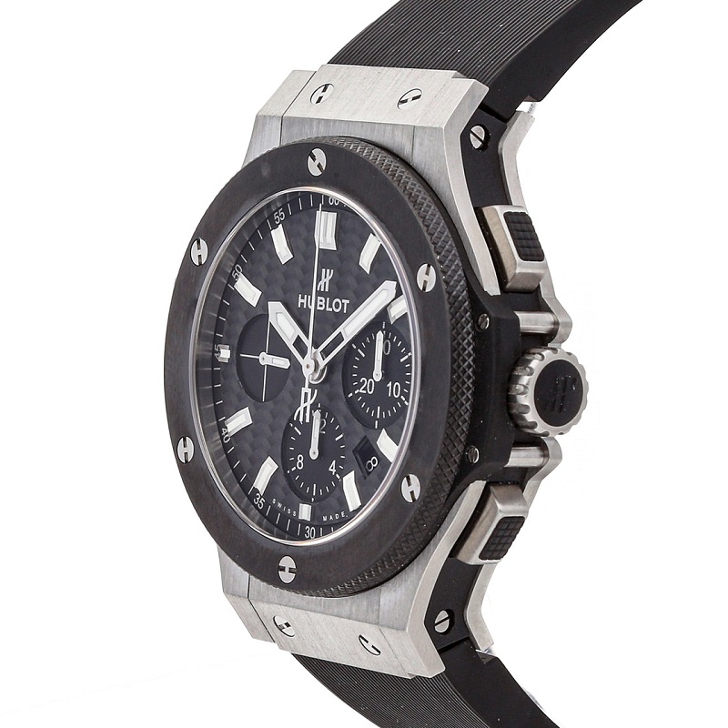 

Hublot Black Stainless Steel And Carbon Fiber Big Bang