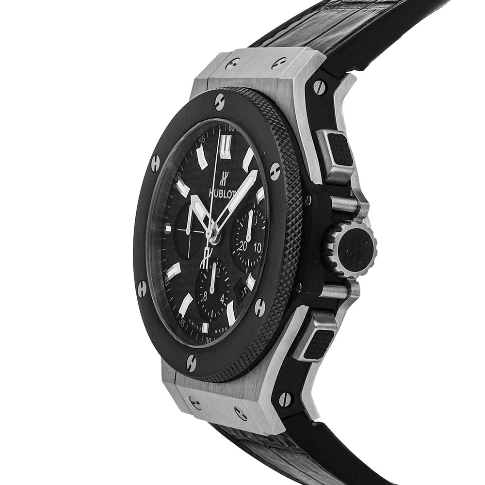 

Hublot Black Ceramic And Stainless Steel Big Bang