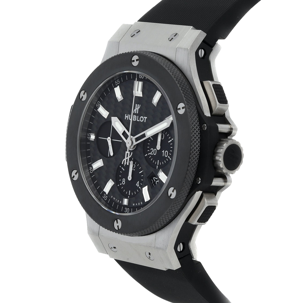 

Hublot Black Stainless Steel Big Bang Chronograph