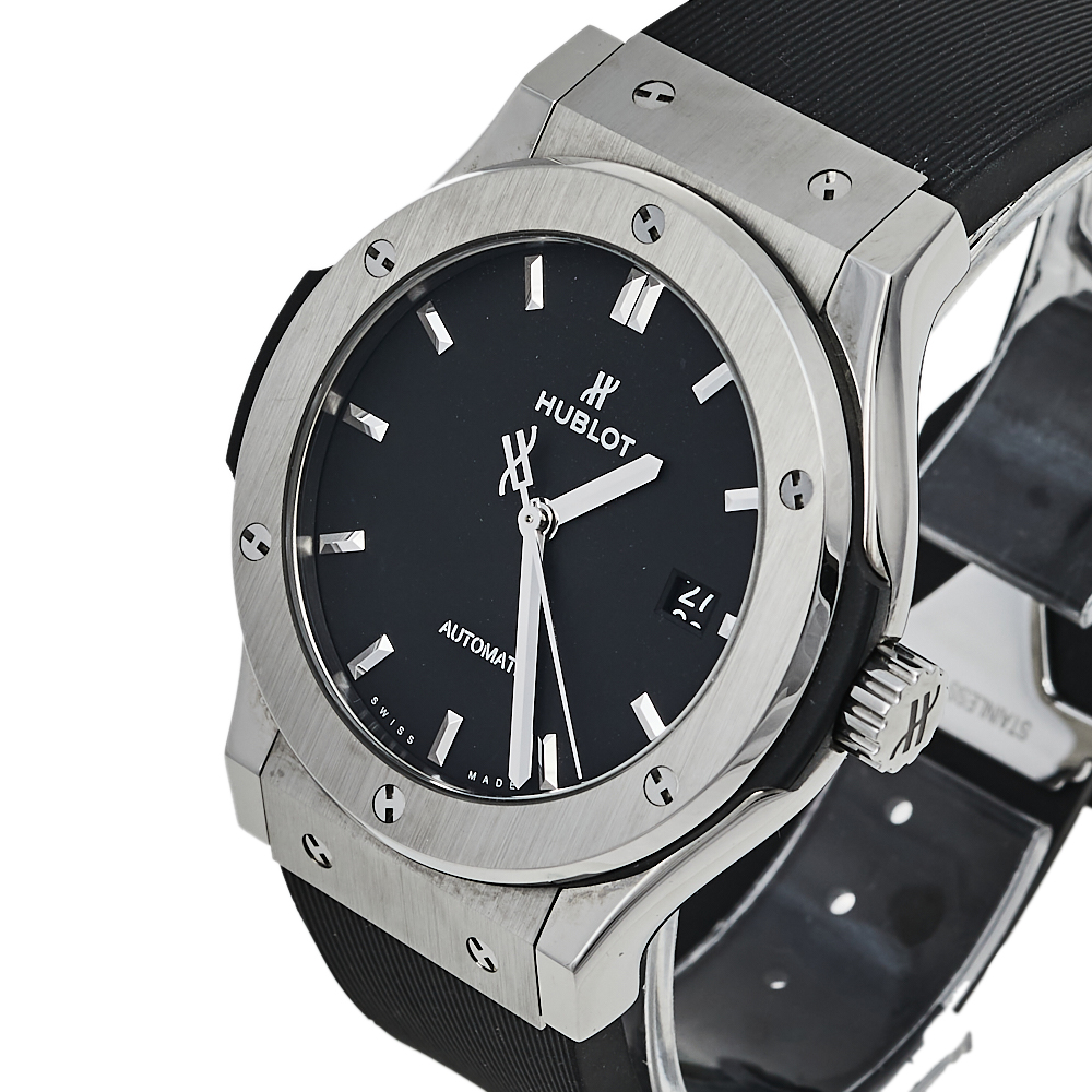 

Hublot Black Titanium & Stainless Steel Classic Fusion