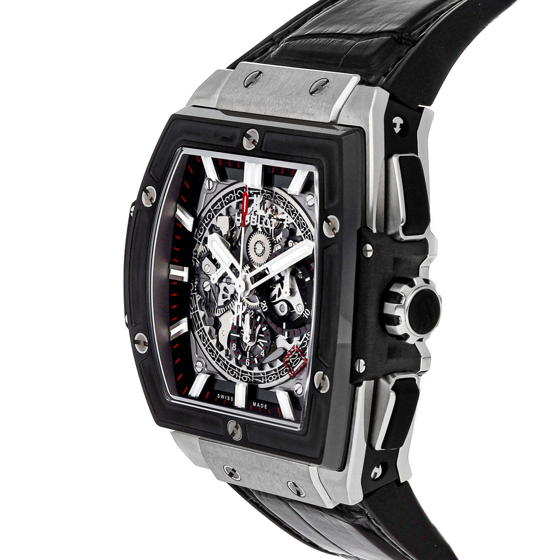 

Hublot Black Titanium Spirit of Big Bang 601.NM.0173.LR Men's Wristwatch 45 MM