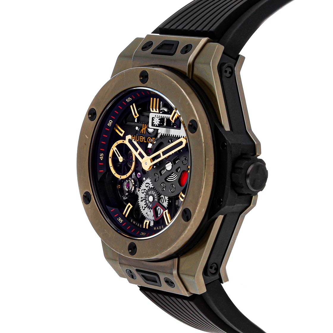 

Hublot Black Magic Gold Big Bang Meca-10 Full Magic Gold Limited Edition 414.MX.1138.RX Men's Wristwatch 45 MM