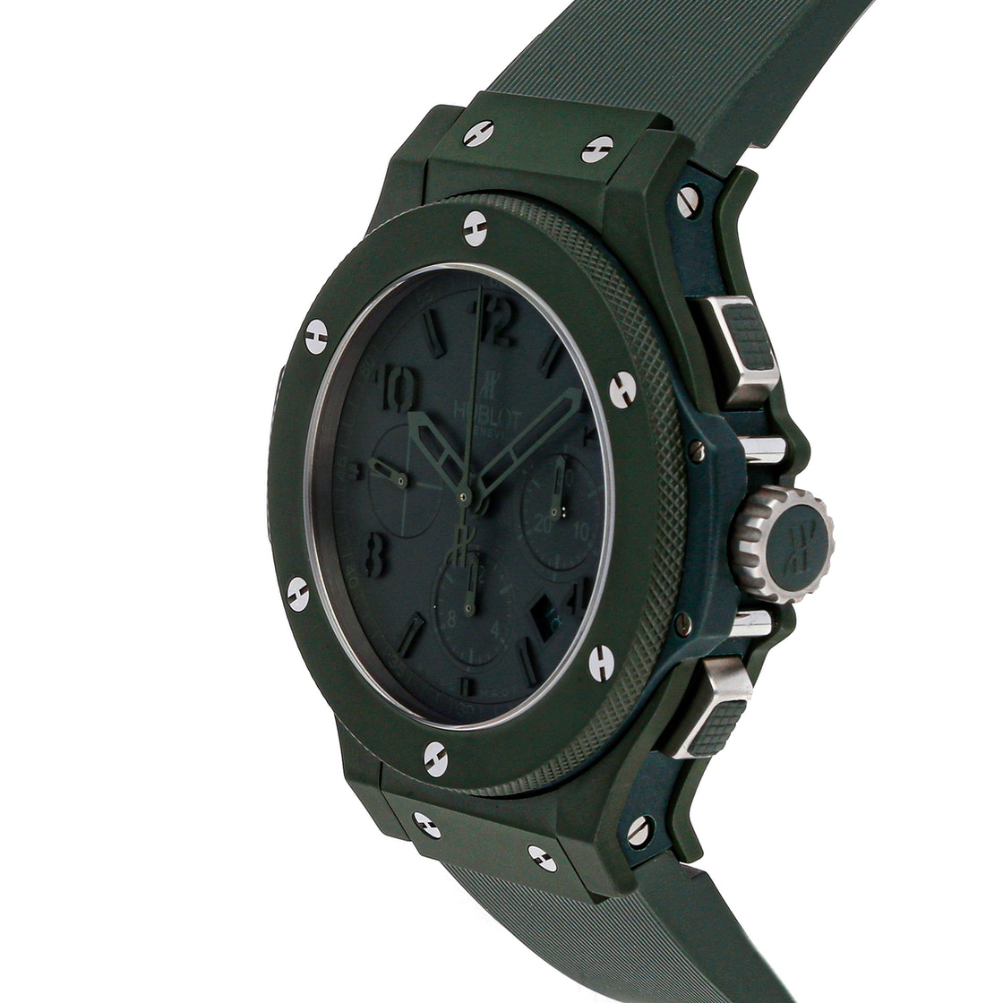 

Hublot Green Ceramic Big Bang "All Green" Chronograph Limited Edition 301.GI.5290.RG Men's Wristwatch 44 MM