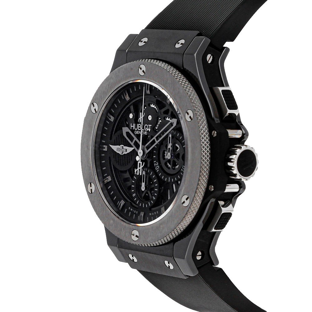 

Hublot Black Ceramic Big Bang Aero Bang Morgan Limited Edition 310.CK.1140.RX.MOR08 Men's Wristwatch 44 MM