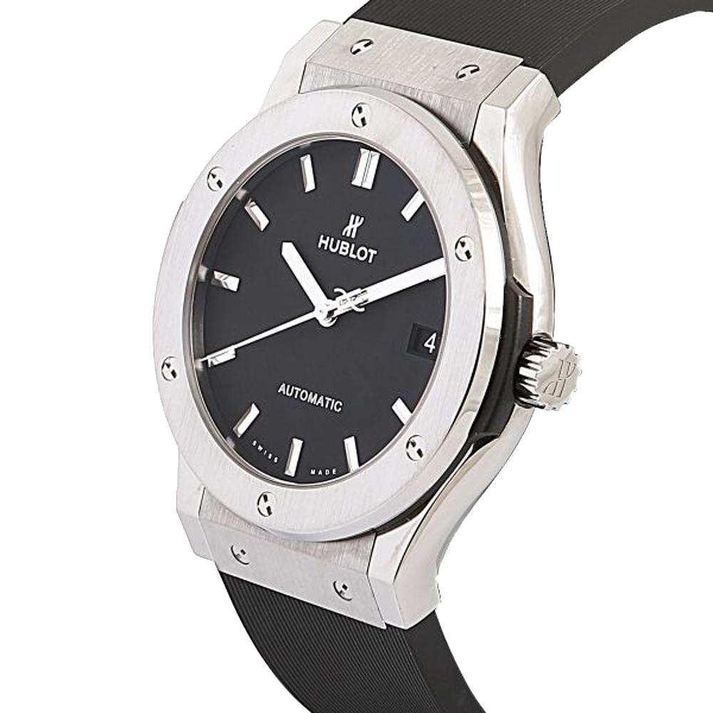 

Hublot Black Titanium Classic Fusion Men's Wristwatch 45 MM