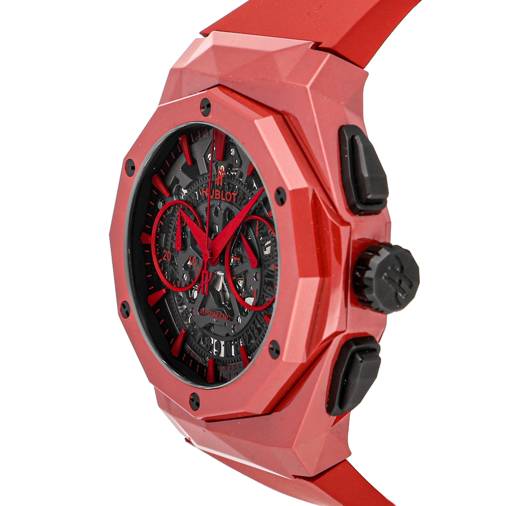 

Hublot Red Ceramic Classic Fusion Aerofusion Chronograph Richard Orlinski Limited Edition 525.CF.0130.RX.ORL19 Men's Wristwatch 45 MM