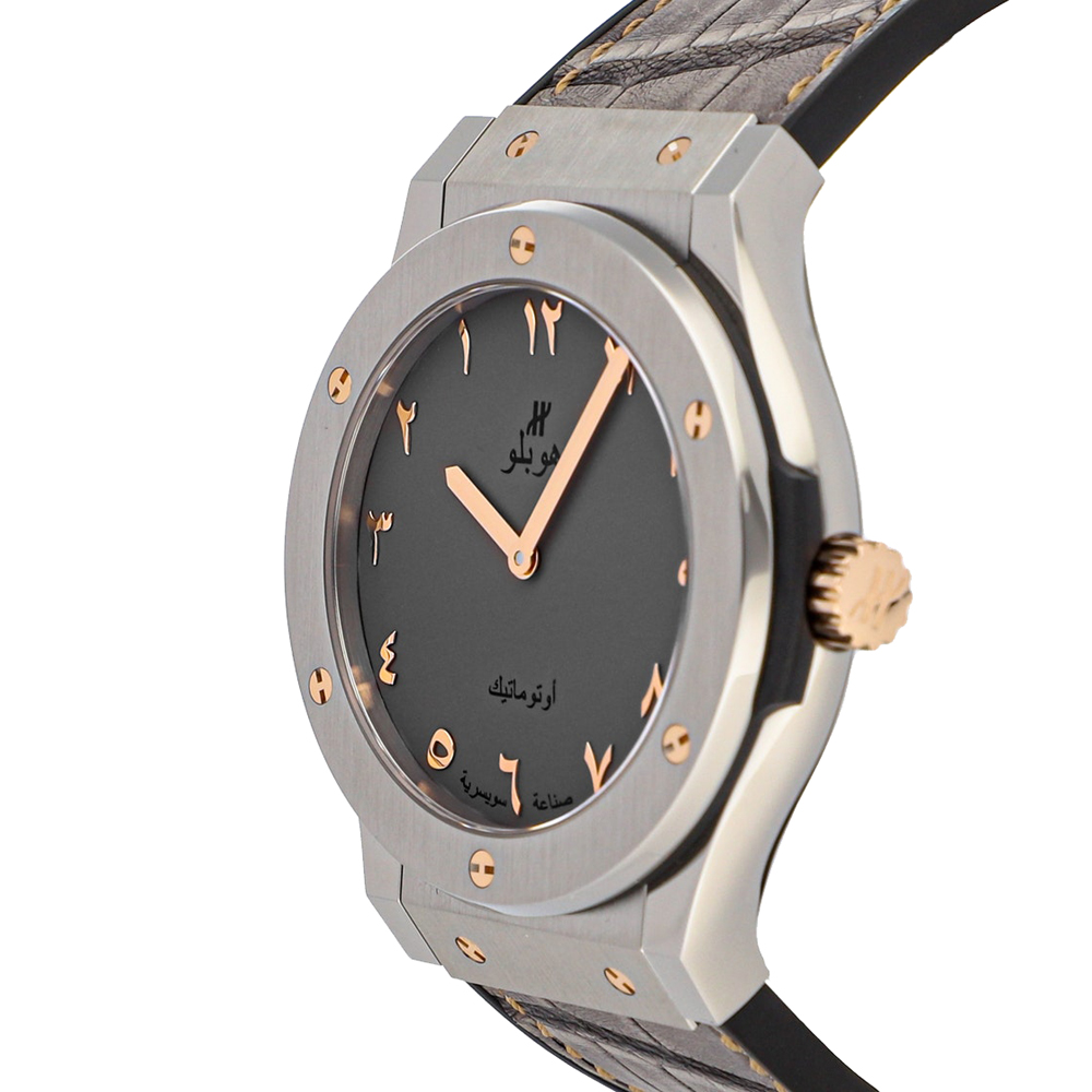 

Hublot Grey Titanium Classic Fusion Seddiqi Limited Edition